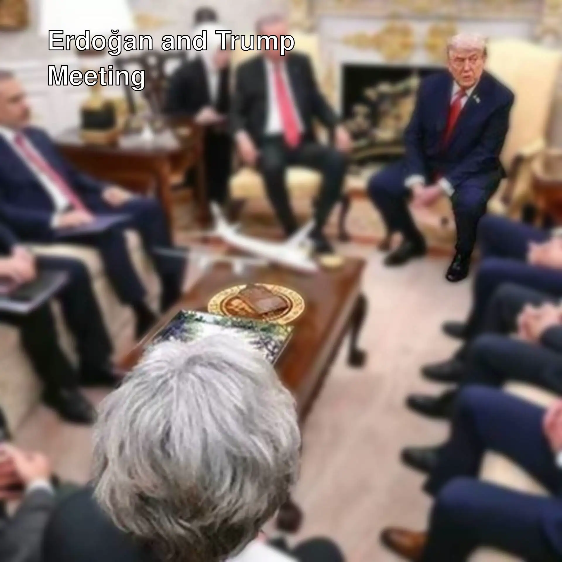 President Erdoğan and Trump are meeting at the White House.