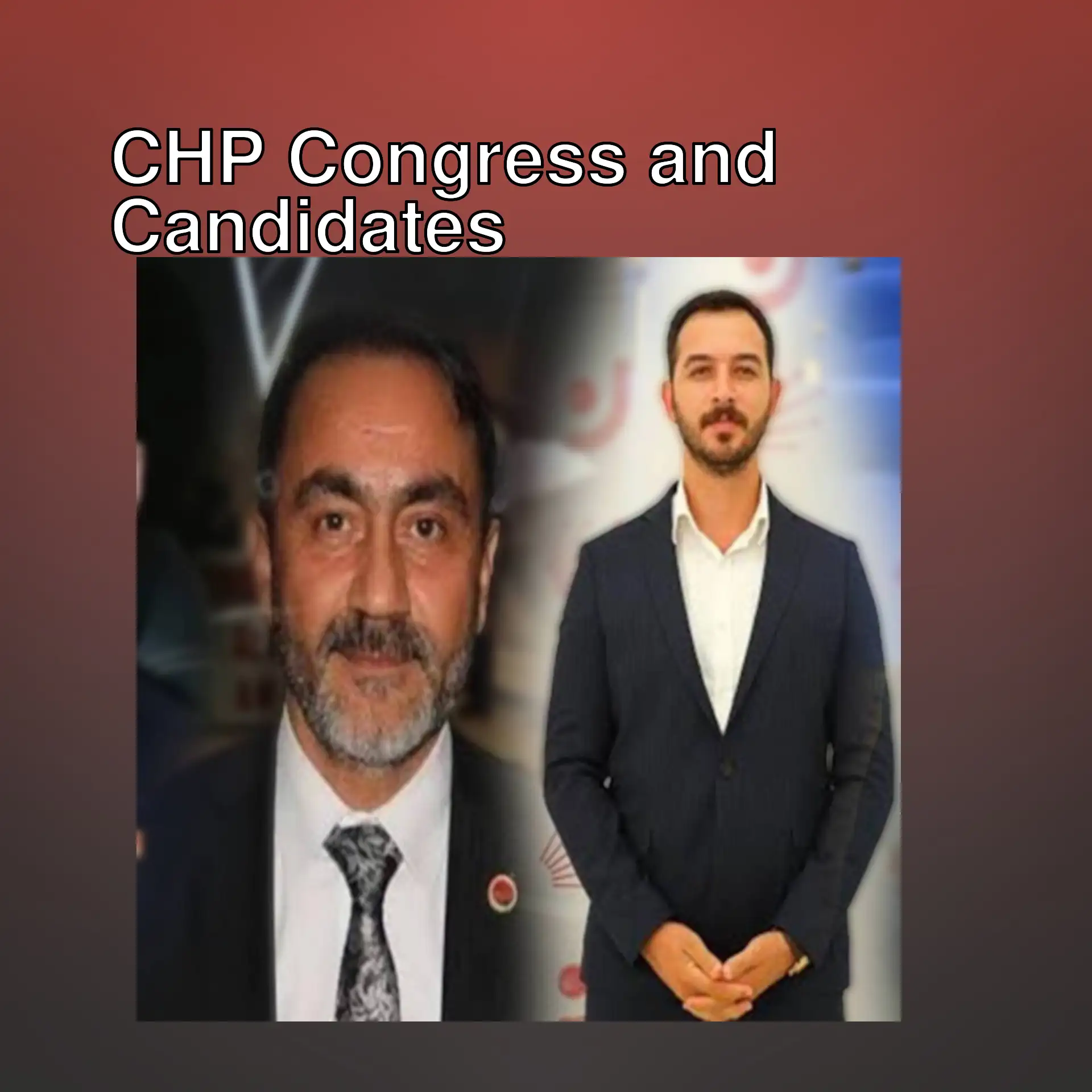 A man at the CHP congress.