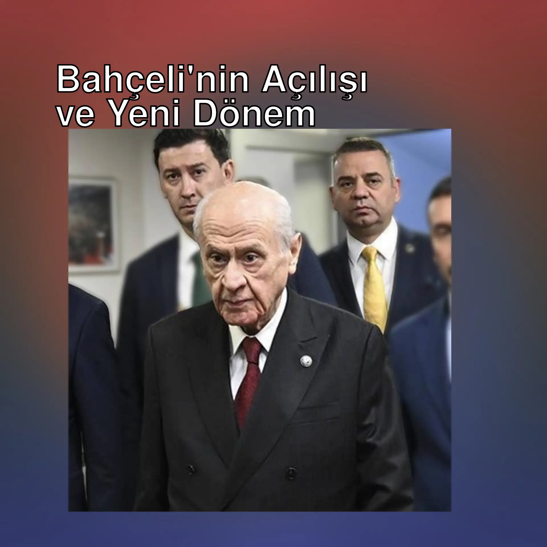 Devlet Bahçeli Siyaset ve Liderlik Okulu'nun açılışında.