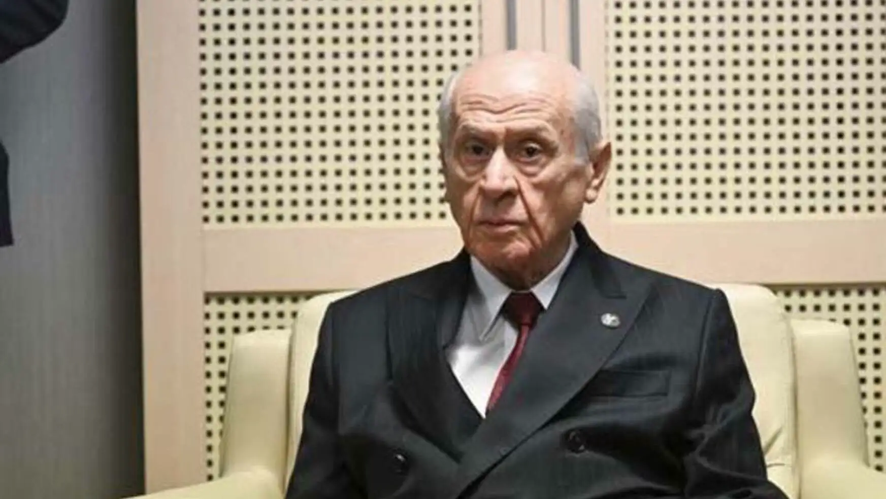 Devlet Bahçeli at the Politics and Leadership School inauguration.