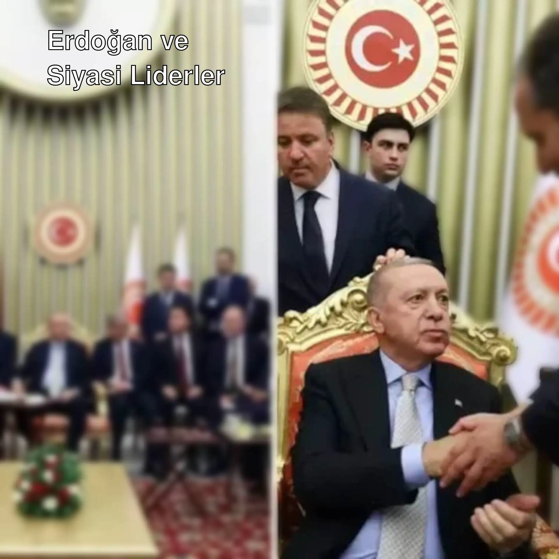 Cumhurbaşkanı Erdoğan, diğer siyasi liderlerle buluştu.