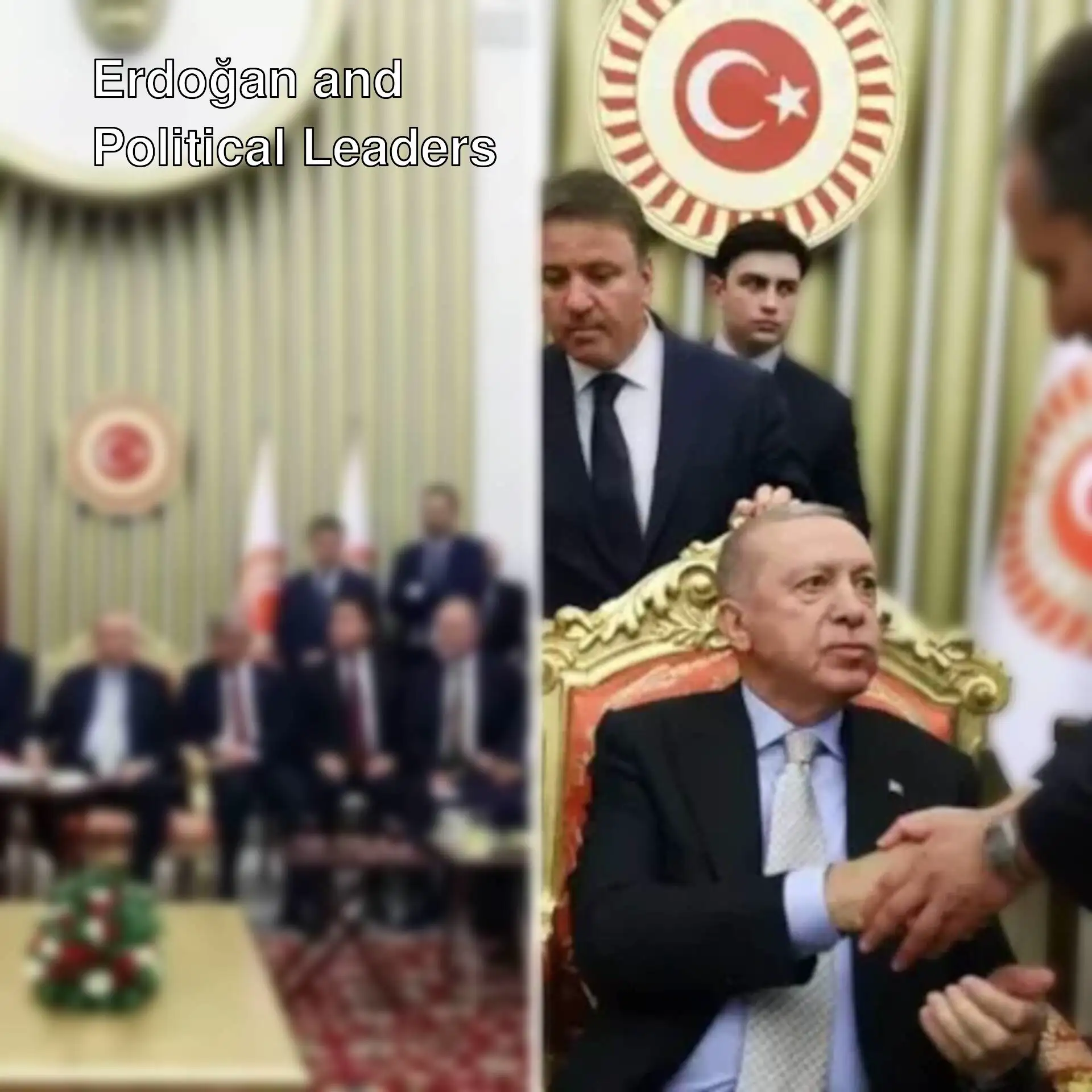 President Erdoğan met with other political leaders.