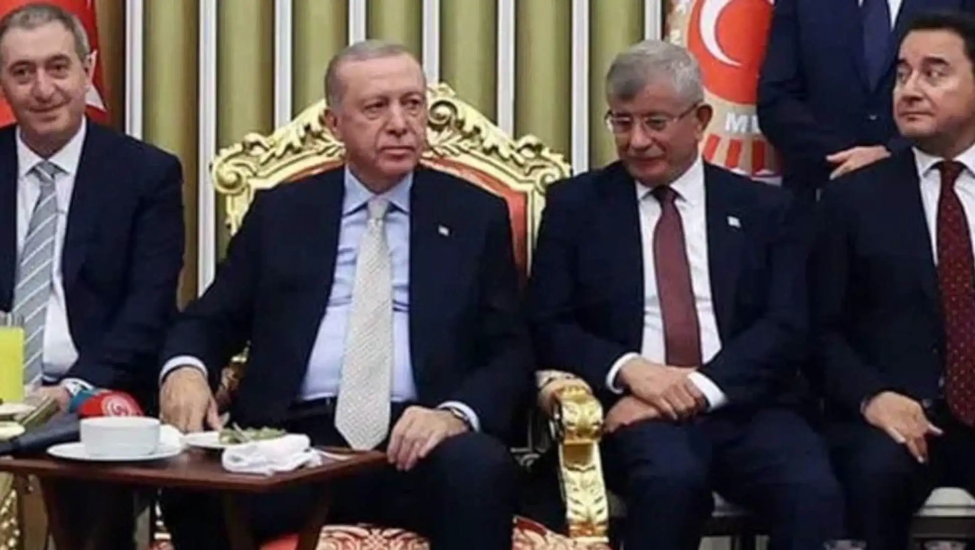 Political leaders gathered at the TBMM.