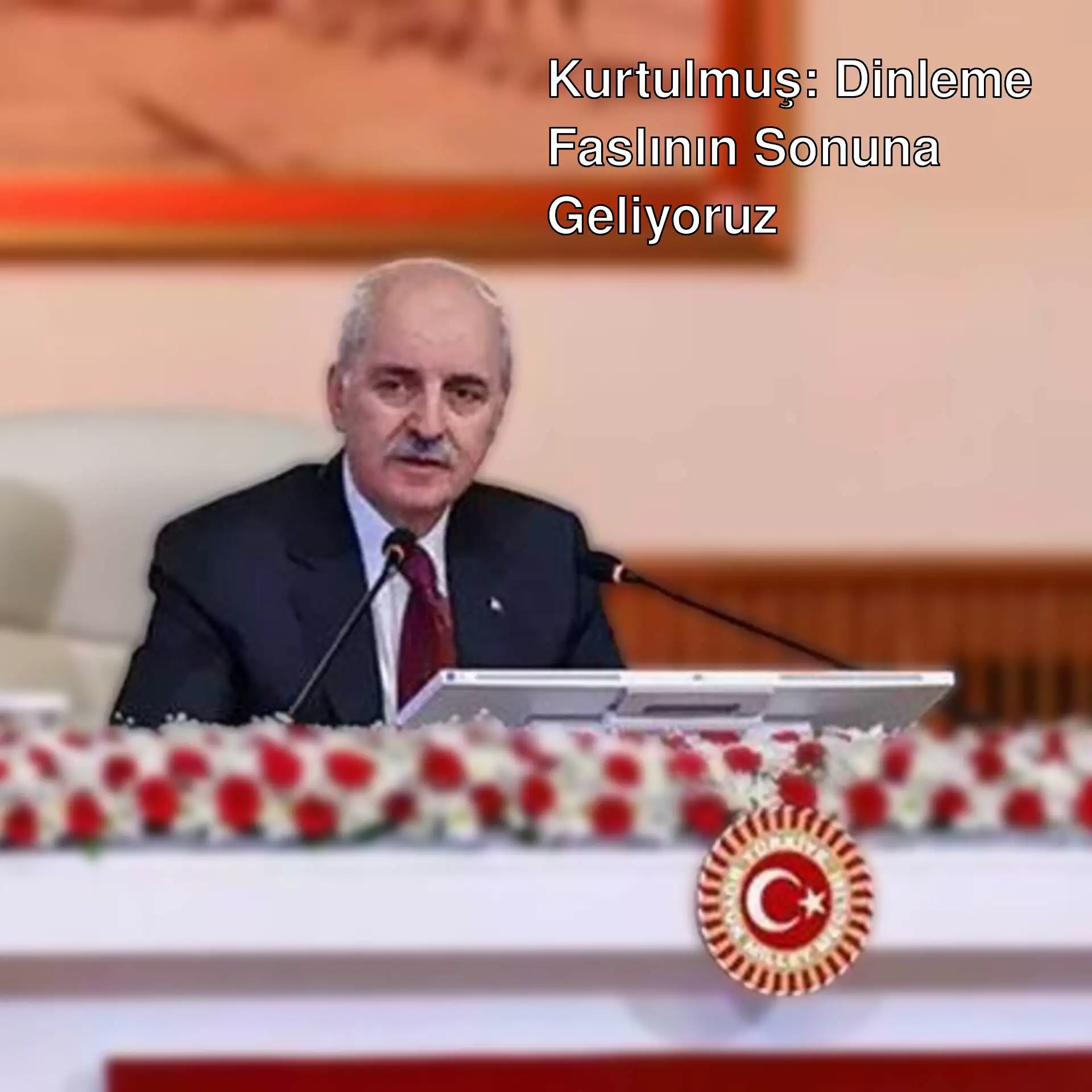 TBMM Başkanı Kurtulmuş, Milli Dayanışma Komisyonu toplantısında konuşuyor.