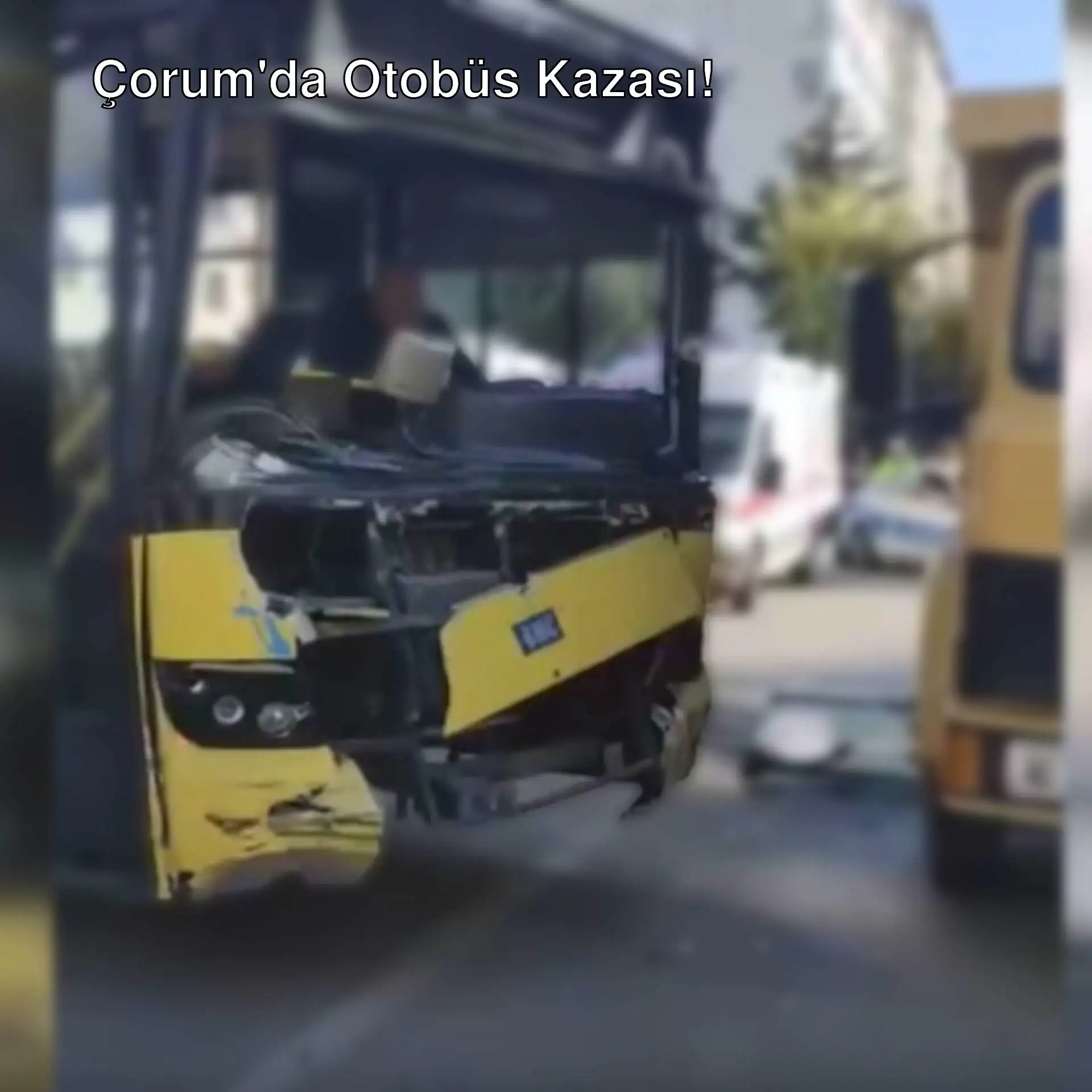Çorum'da meydana gelen otobüs kazası. Çorum'da meydana gelen otobüs kazası.
