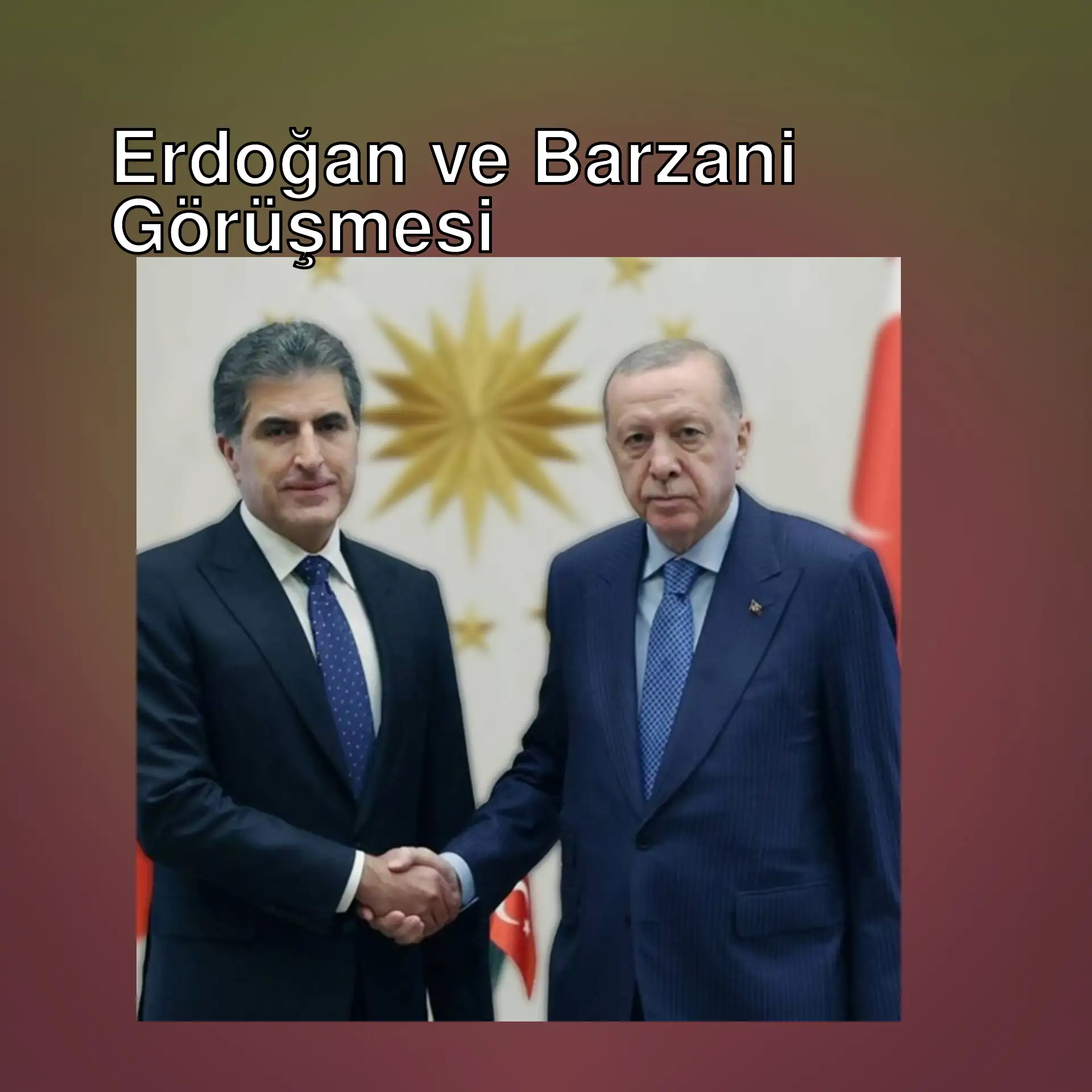 Cumhurbaşkanı Erdoğan ve Neçirvan Barzani görüşmesi. Cumhurbaşkanı Erdoğan ve Neçirvan Barzani görüşmesi.