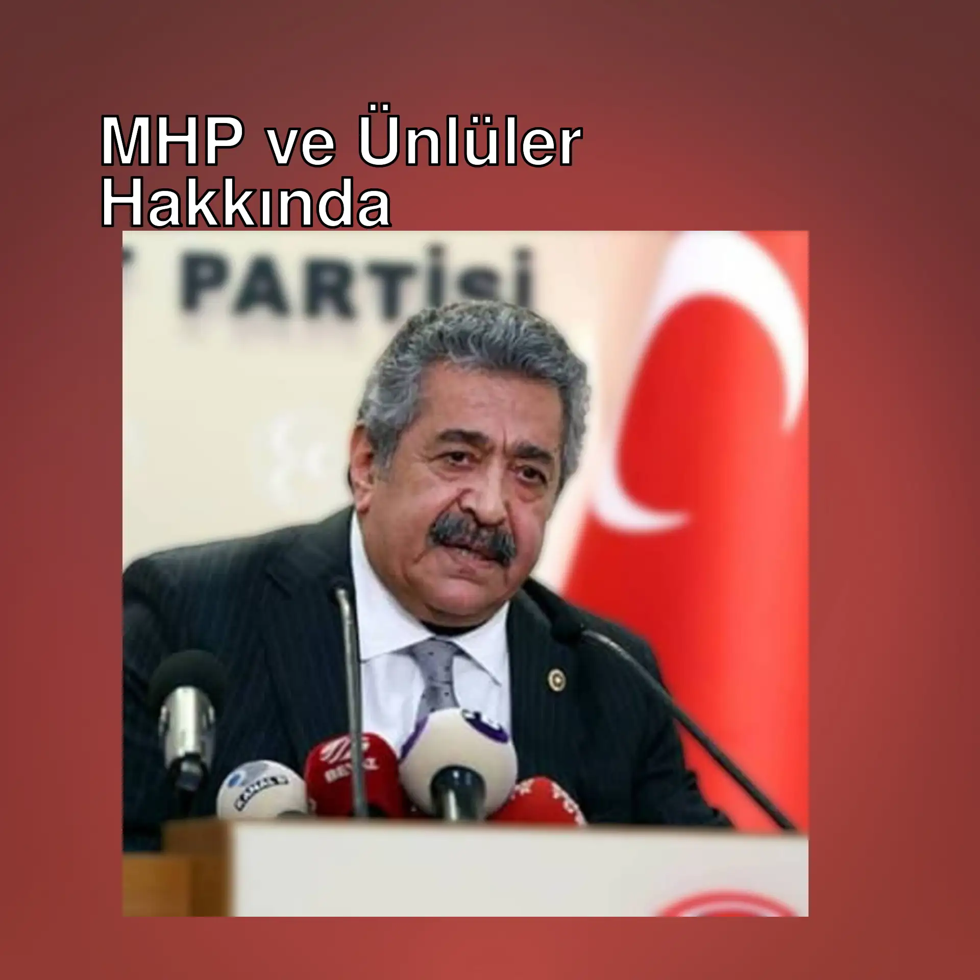MHP Genel Başkan Yardımcısı Feti Yıldız basın toplantısında.