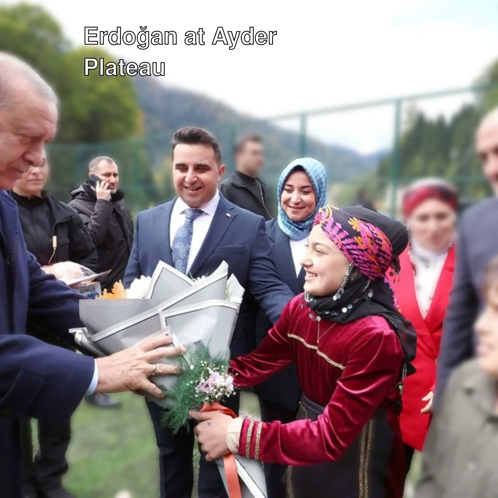 President Erdoğan visited Ayder Plateau. President Erdoğan visited Ayder Plateau.