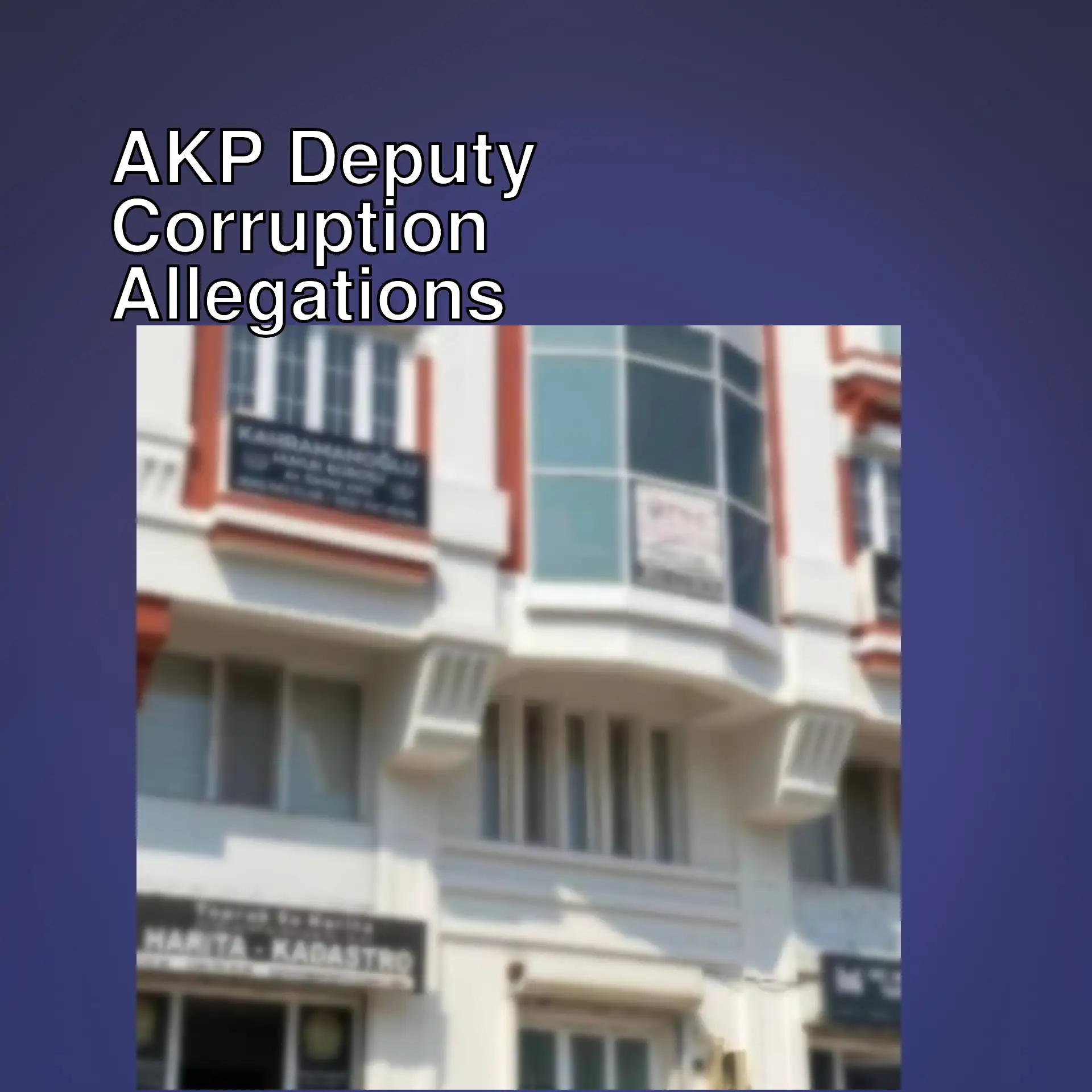 Corruption allegations against an AKP municipality foundation. Corruption allegations against an AKP municipality foundation.