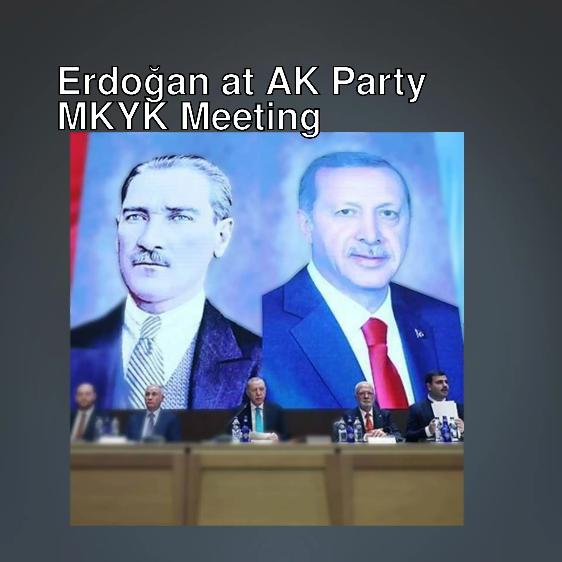 President Erdoğan presides over the AK Party MKYK meeting. President Erdoğan presides over the AK Party MKYK meeting.