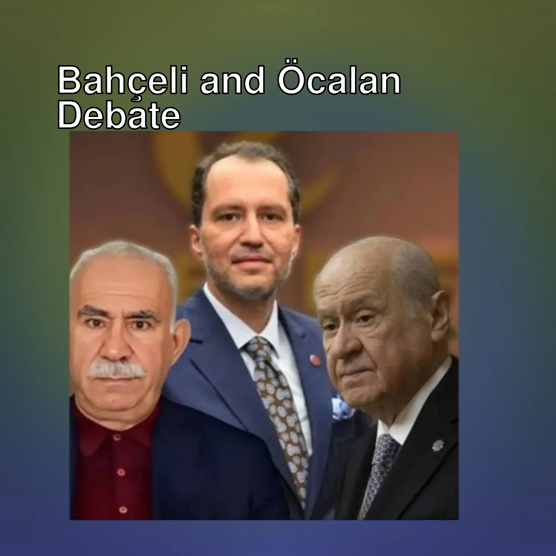 A group photo related to the Fatih Erbakan and MHP debate.