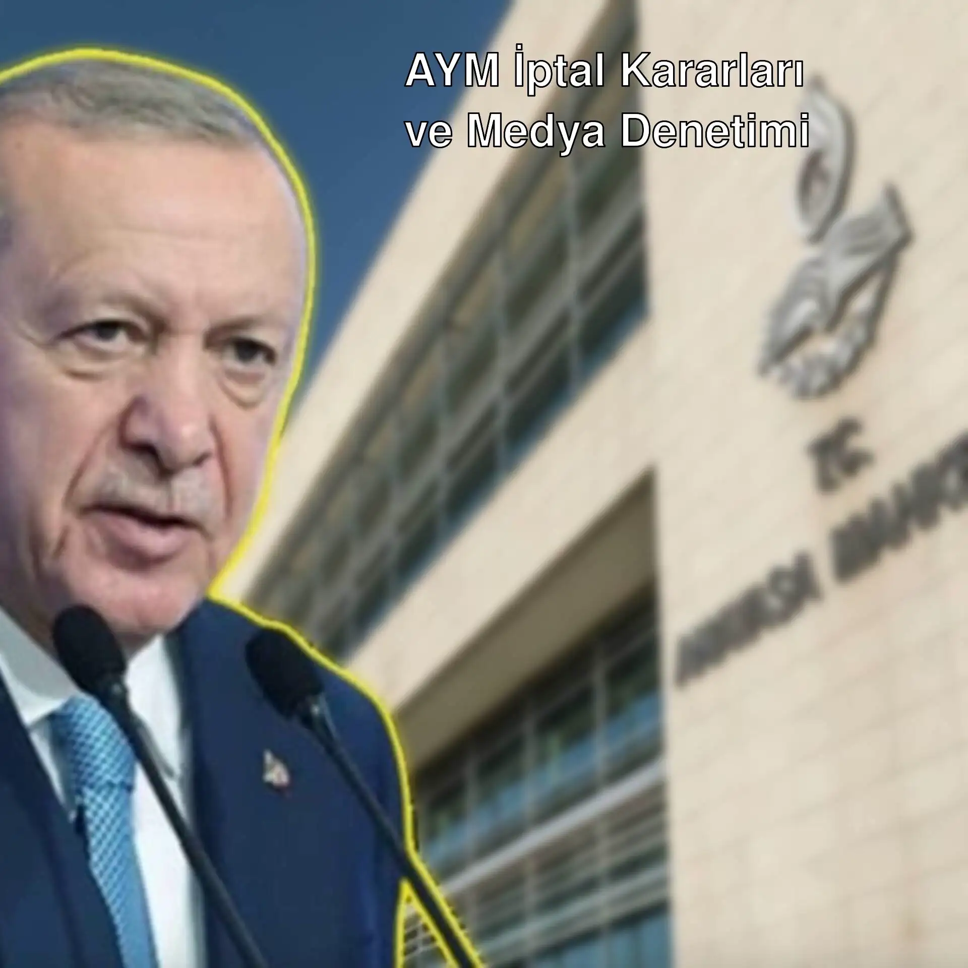 Anayasa Mahkemesi'nden önemli iptaller hakkında konuşan bir adam. Anayasa Mahkemesi'nden önemli iptaller hakkında konuşan bir adam.
