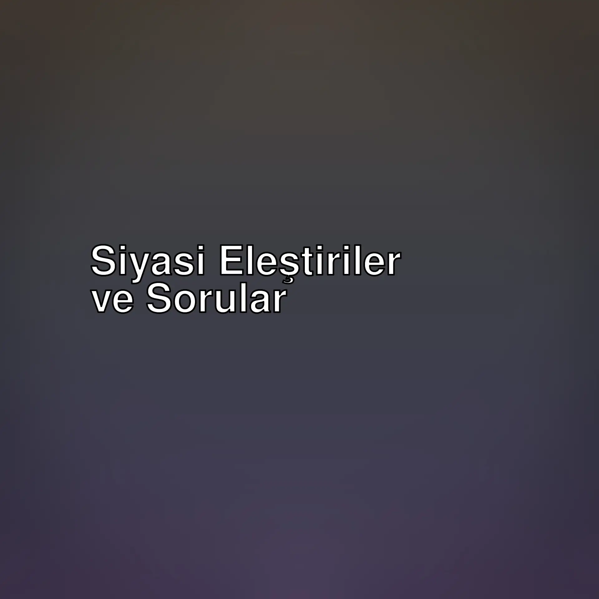 Ceren Önder Kandemir, siyasi eleştirilerini ve sorularını gündeme getiriyor. İyi Parti, Zafer Partisi ve Muharrem İnceler'e sesleniyor.