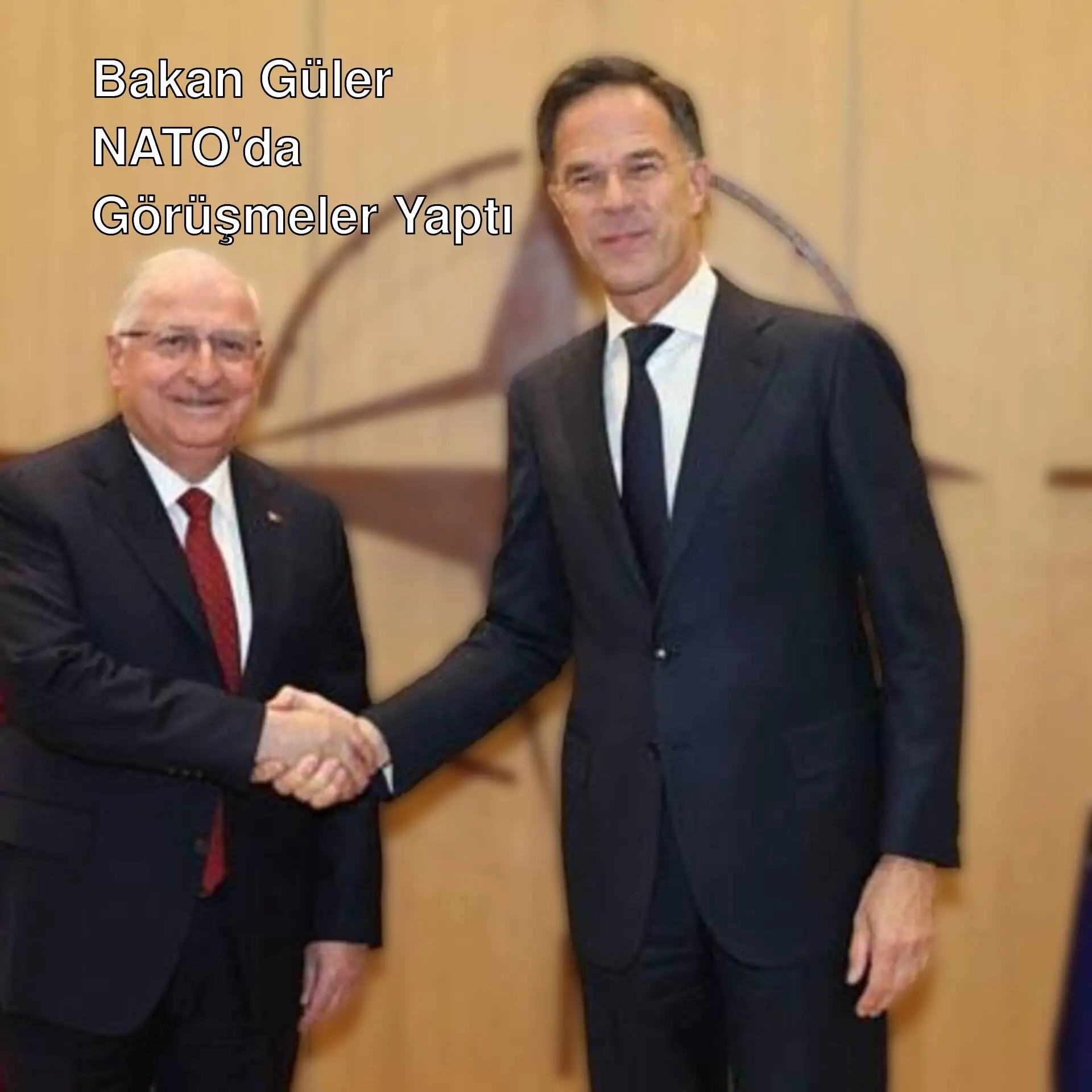 Bakan Güler ve NATO Genel Sekreteri Rutte görüşme yapıyor. Bakan Güler ve NATO Genel Sekreteri Rutte görüşme yapıyor.