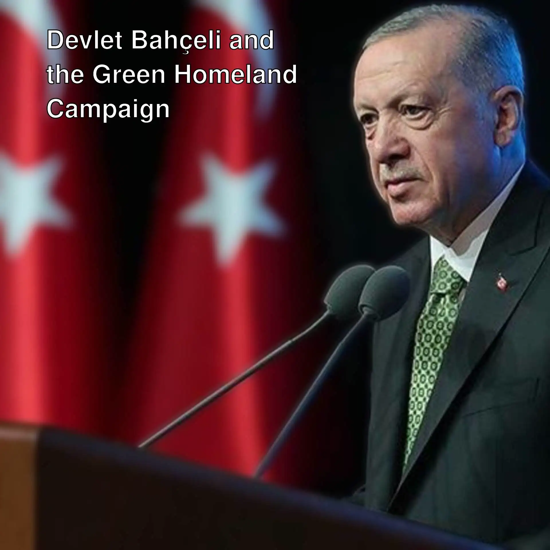 President Erdoğan announces the Green Homeland Campaign. President Erdoğan announces the Green Homeland Campaign.