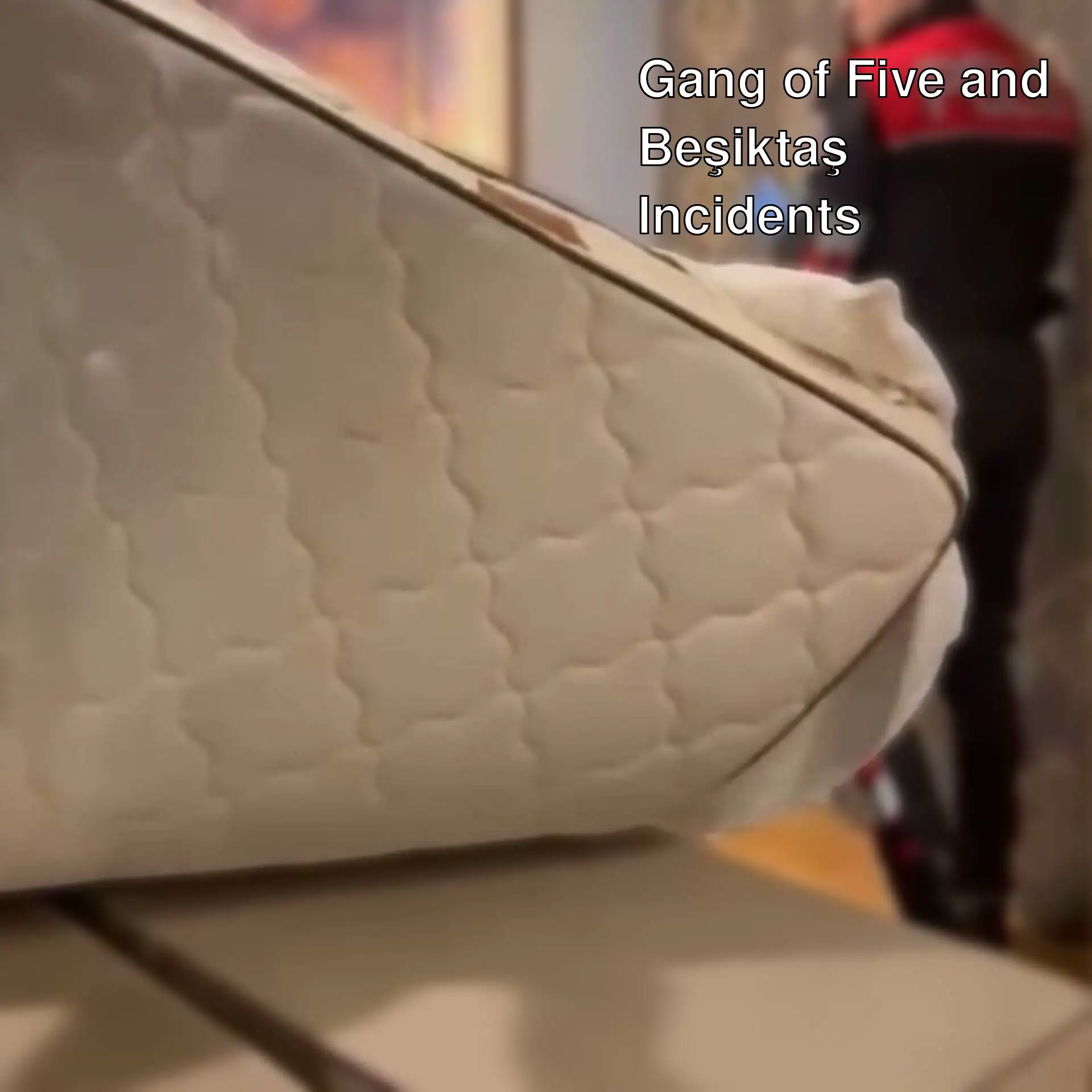 Weapons found during the hotel raid.