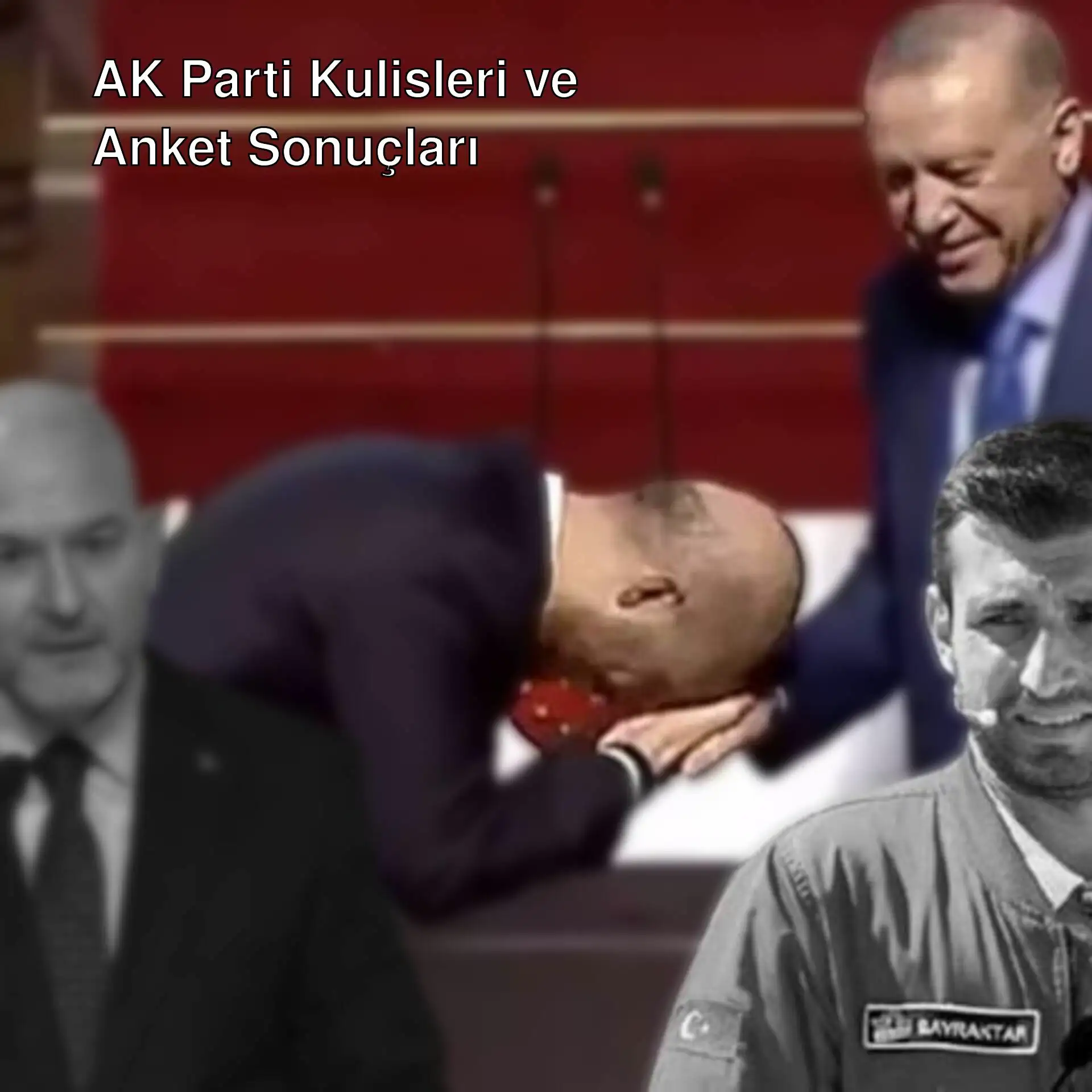 AK Parti kulislerinde bir grup adam.