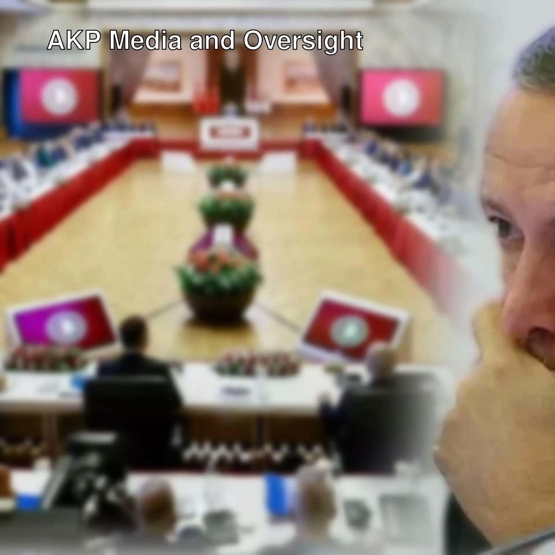 A group of people in an AKP meeting.