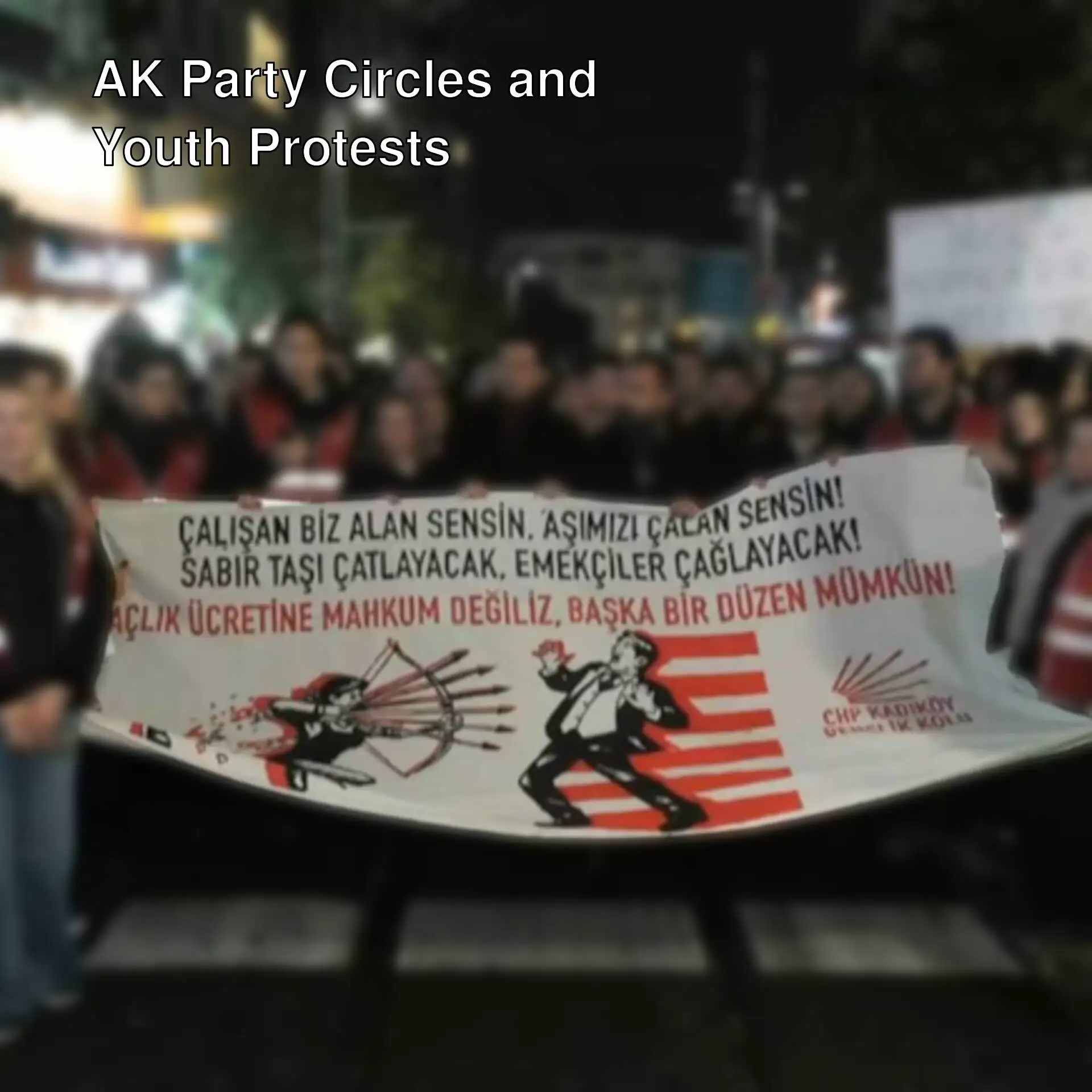 A group of people holding a banner.