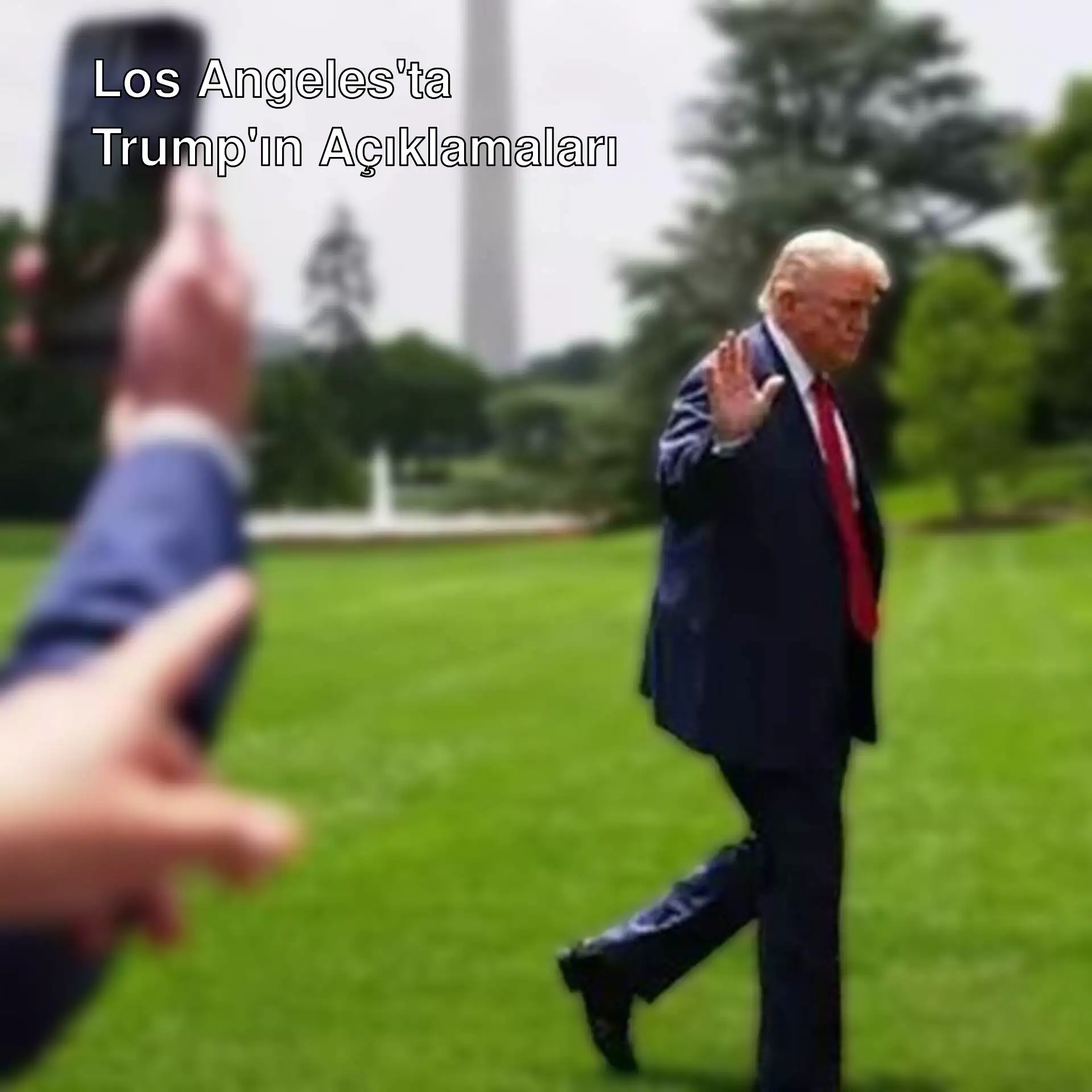 Trump, Los Angeles'taki olayları değerlendiriyor. Trump, Los Angeles'taki olayları değerlendiriyor.