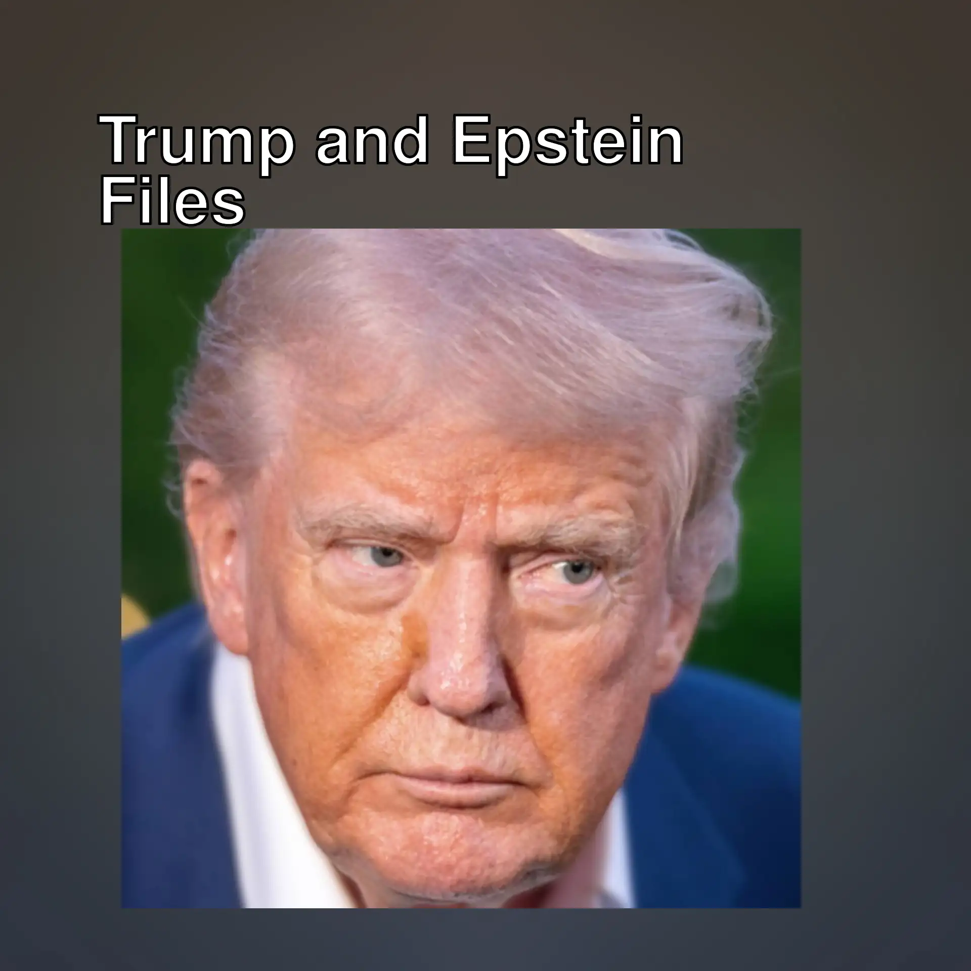 Trump makes a statement about the Epstein files. Trump makes a statement about the Epstein files.