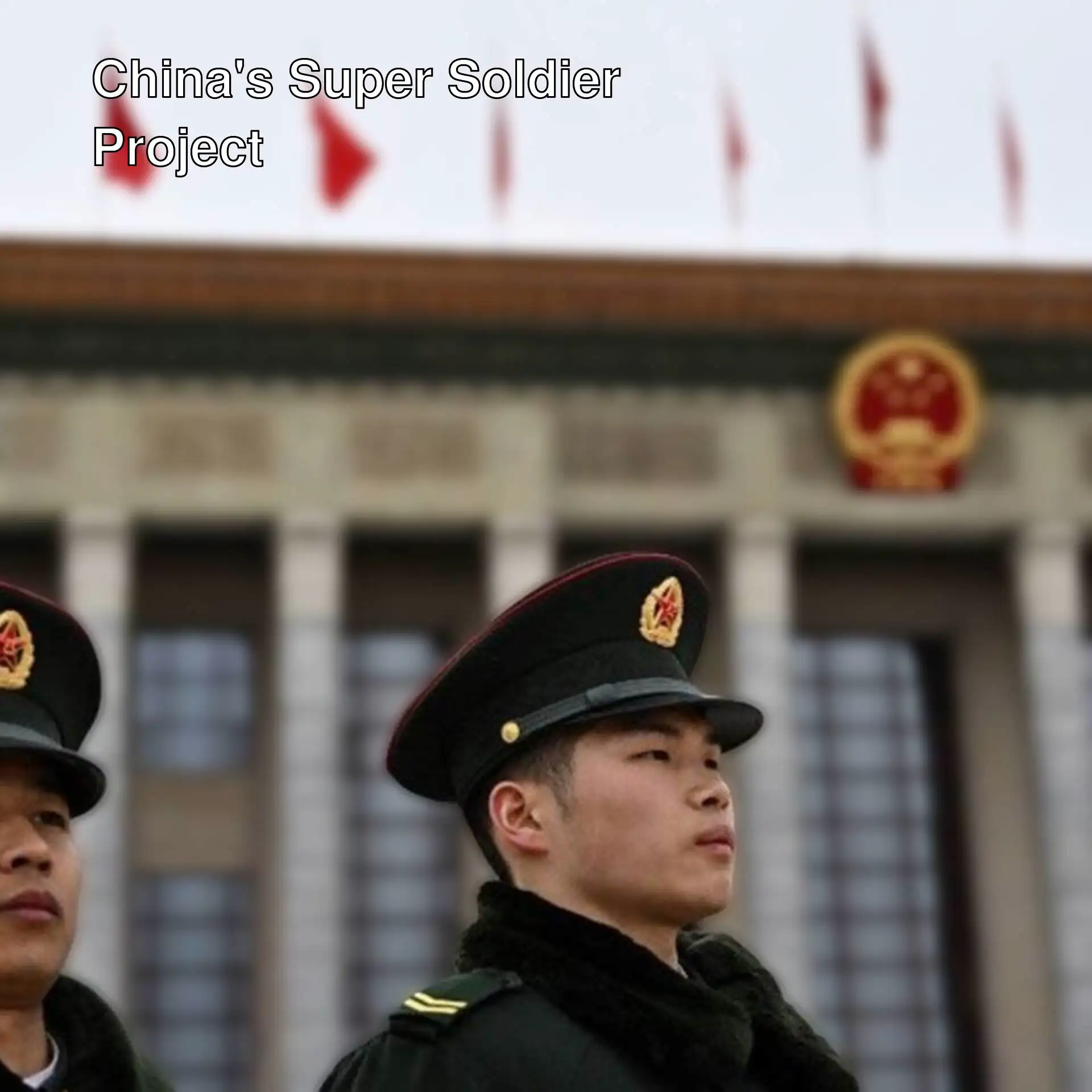 A group of men in uniform standing in front of a building.