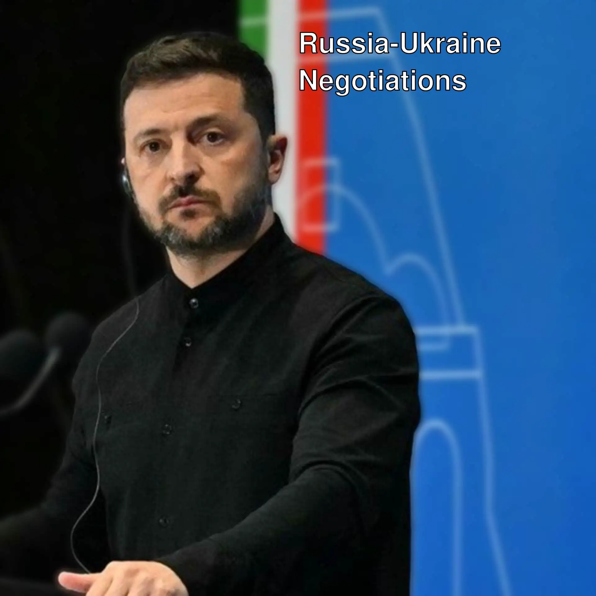 Zelensky speaks about negotiations.