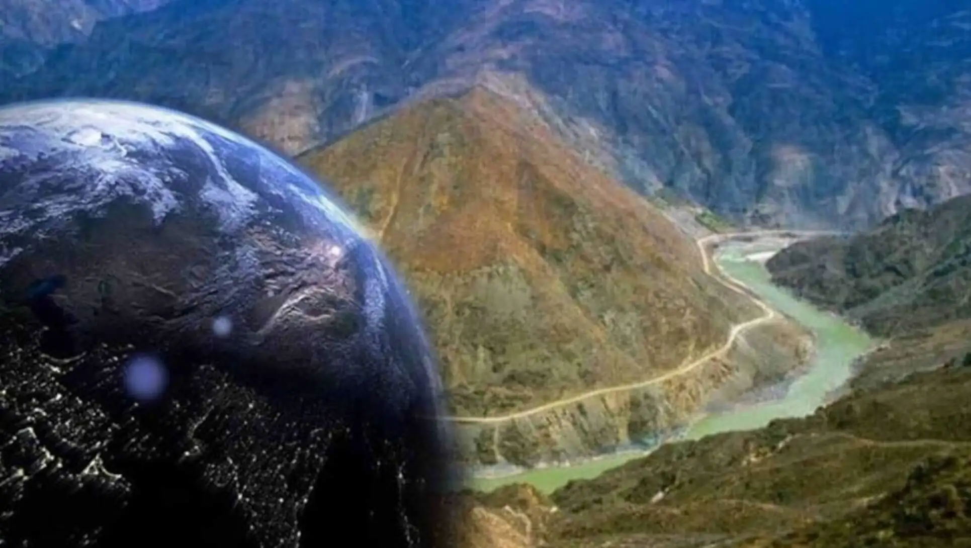 China's giant dam project. China's giant dam project.