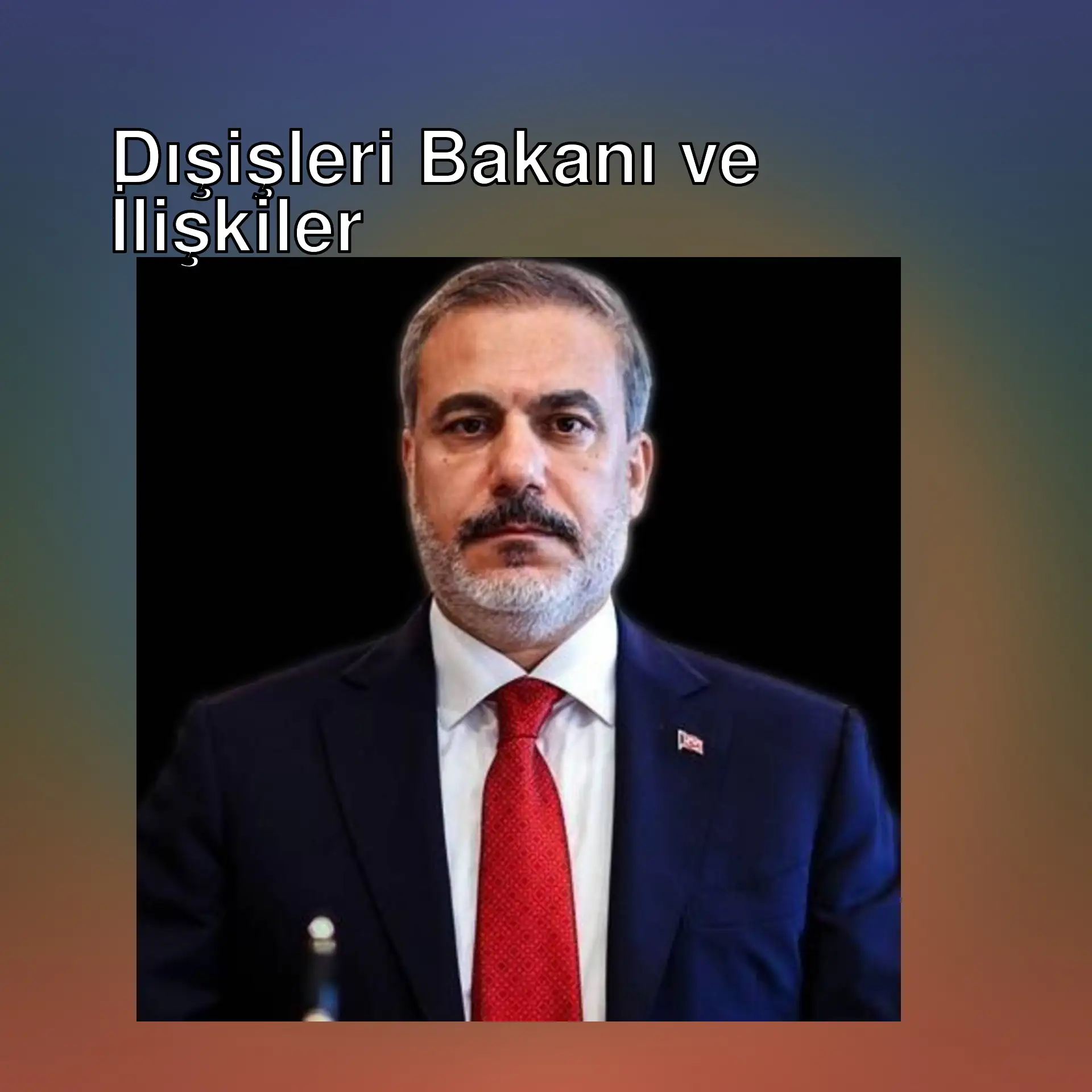 Dışişleri Bakanı Hakan Fidan.