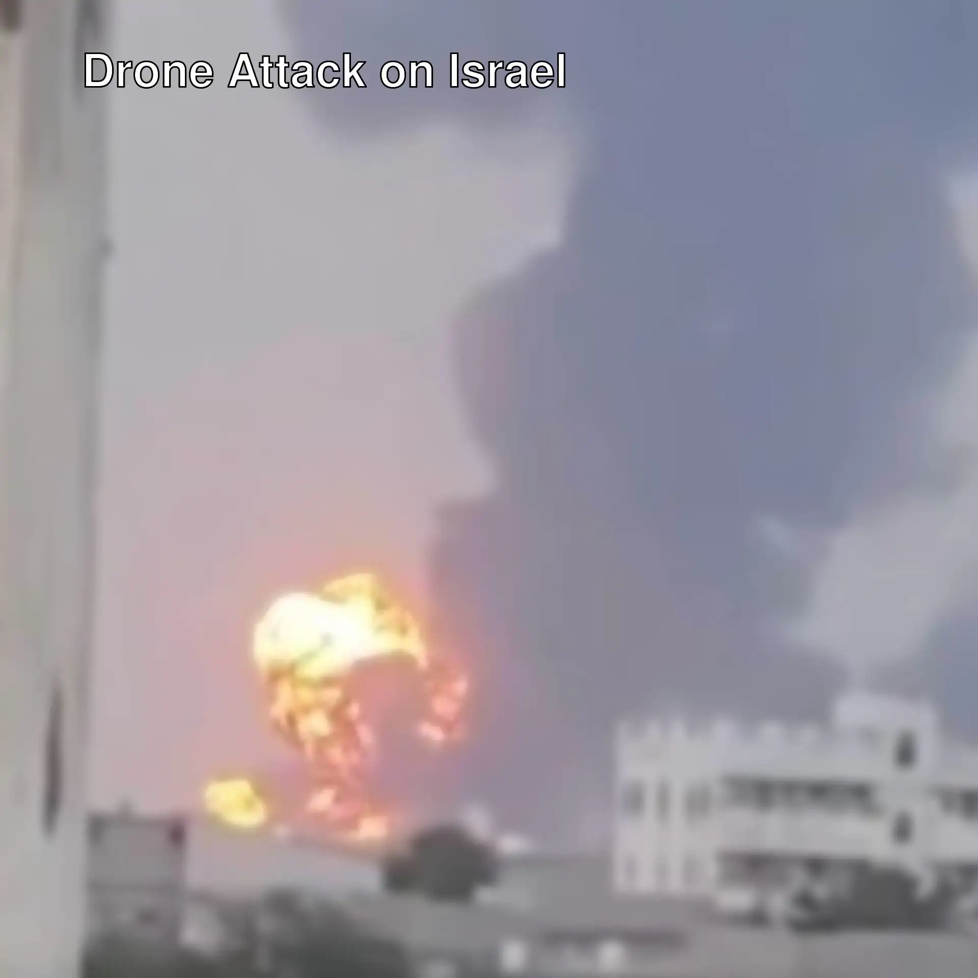 Houthi drone attack on Israel