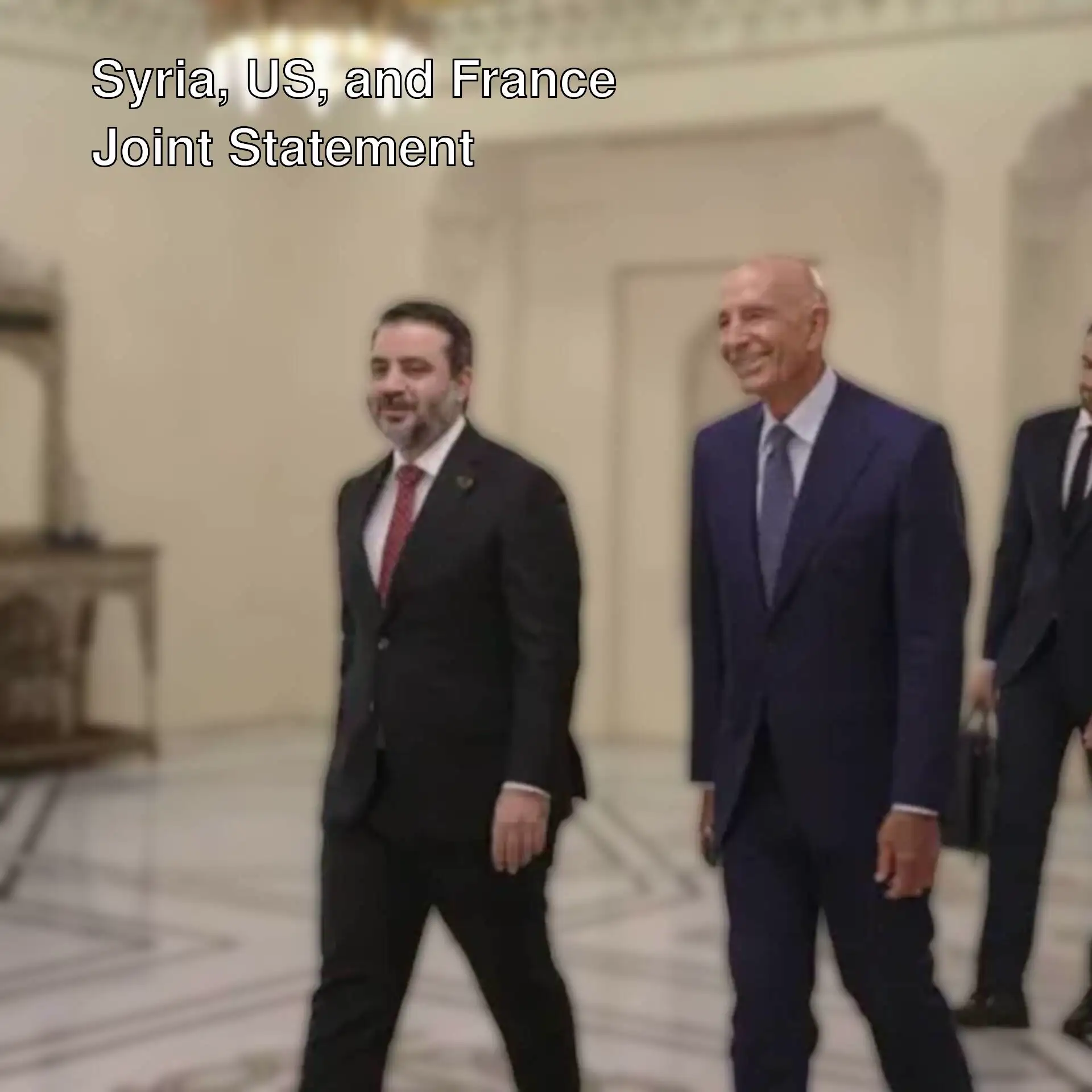 Syria, US, and French foreign officials met in Paris.