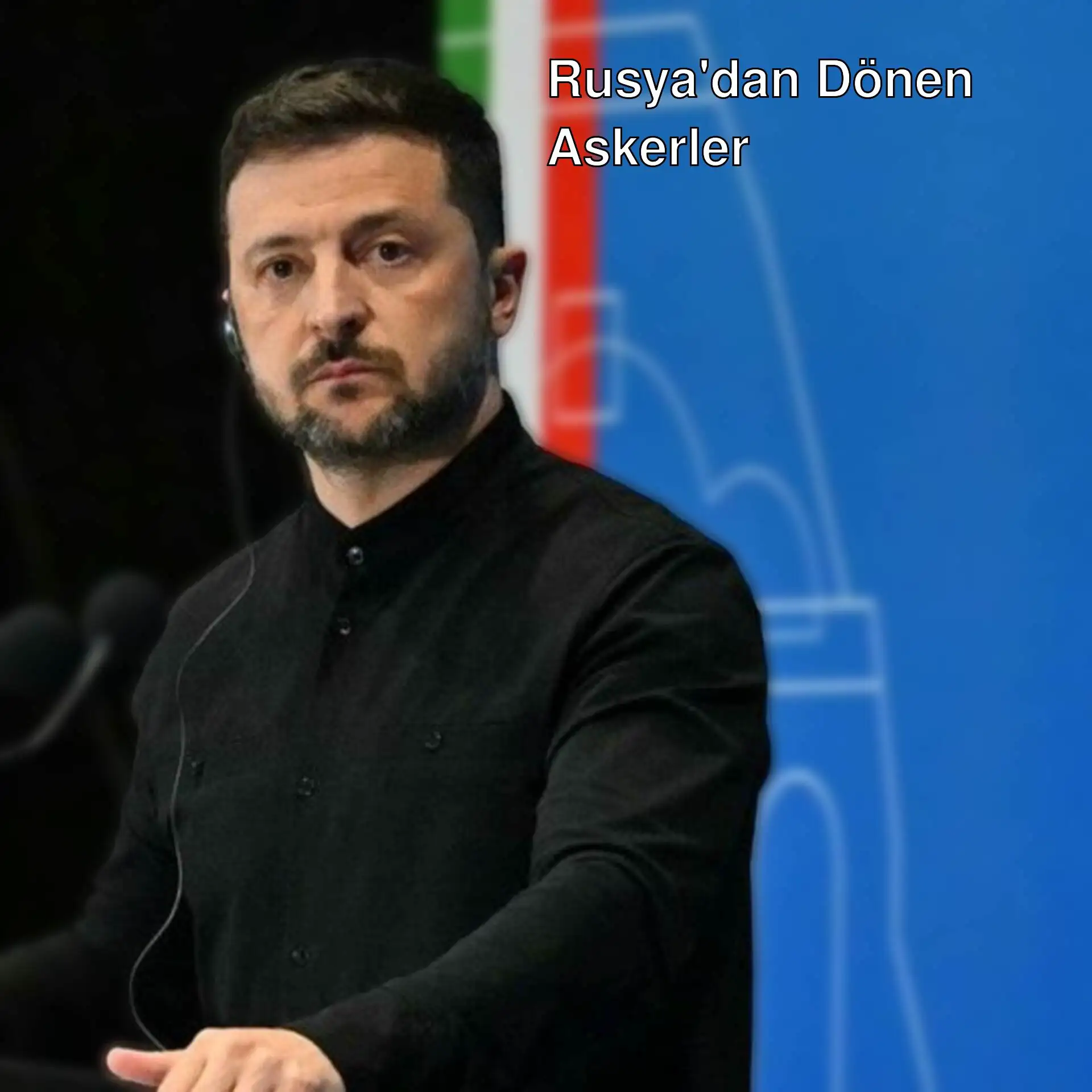 Zelenski, Rusya'dan dönen askerlerle ilgili açıklama yapıyor. Zelenski, Rusya'dan dönen askerlerle ilgili açıklama yapıyor.
