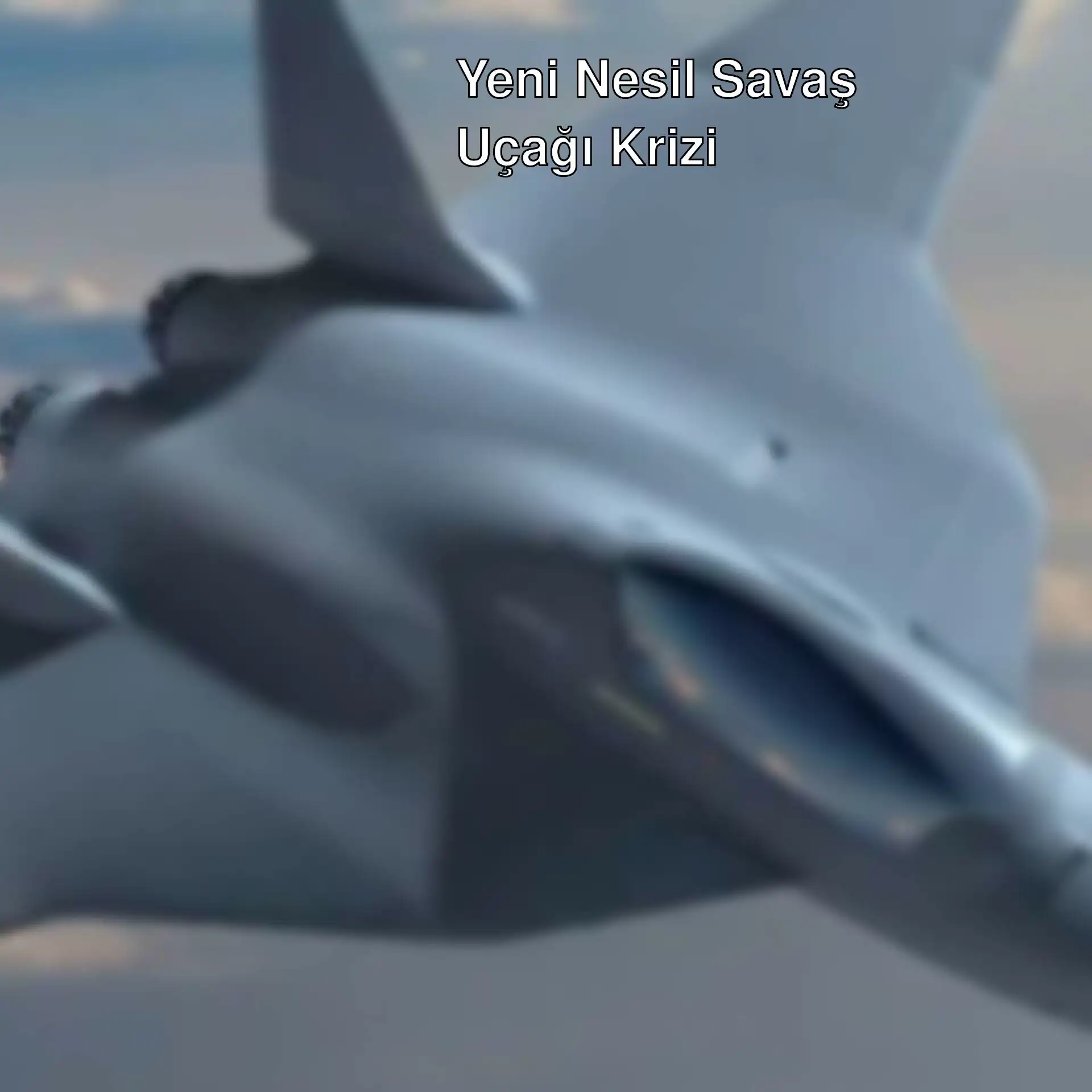 Gökyüzünde uçan bir jet