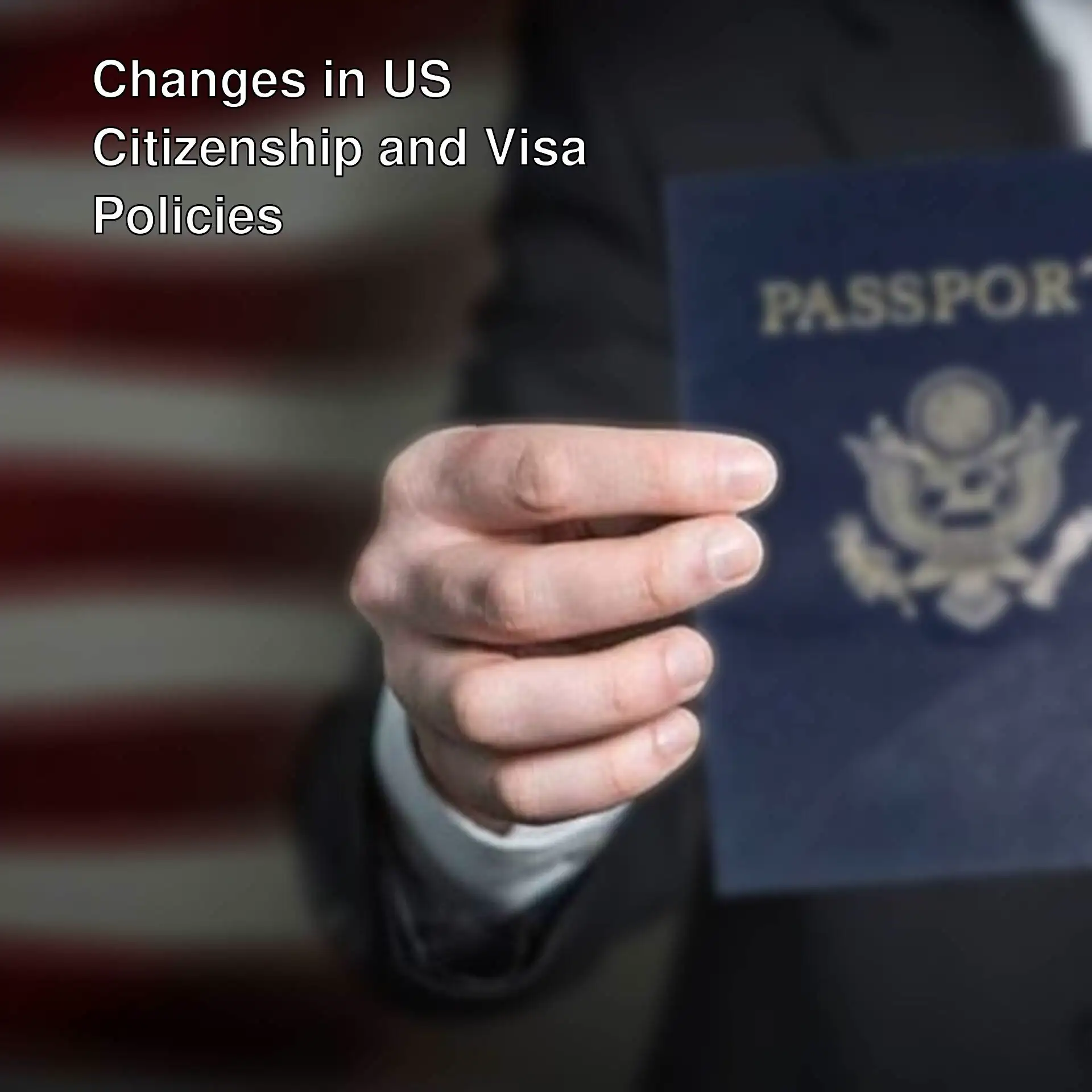 A hand holding a passport.