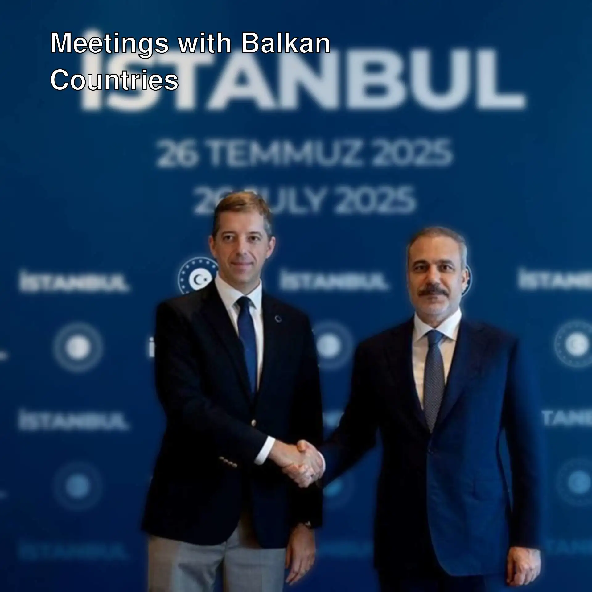 Foreign Minister Hakan Fidan met with Balkan countries.