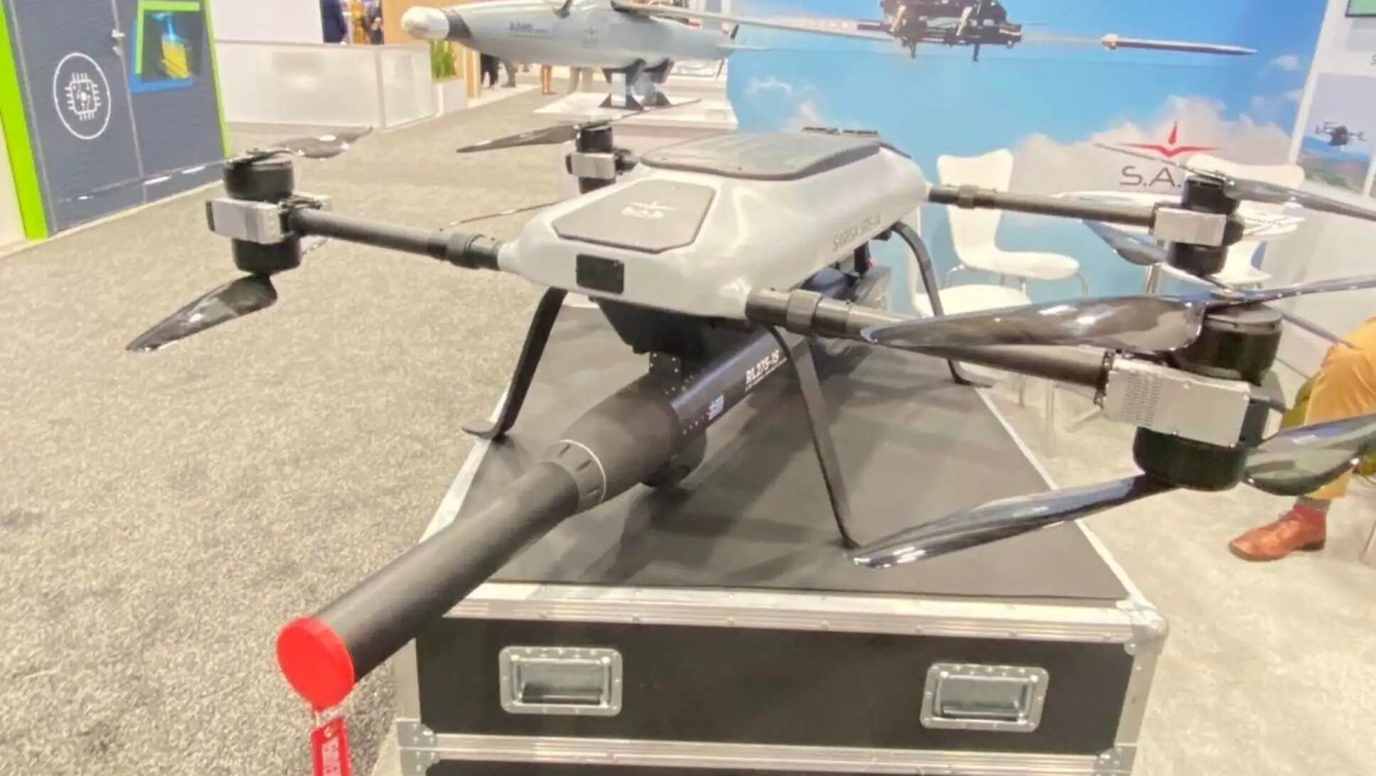 A drone belonging to the Greek army. A drone belonging to the Greek army.