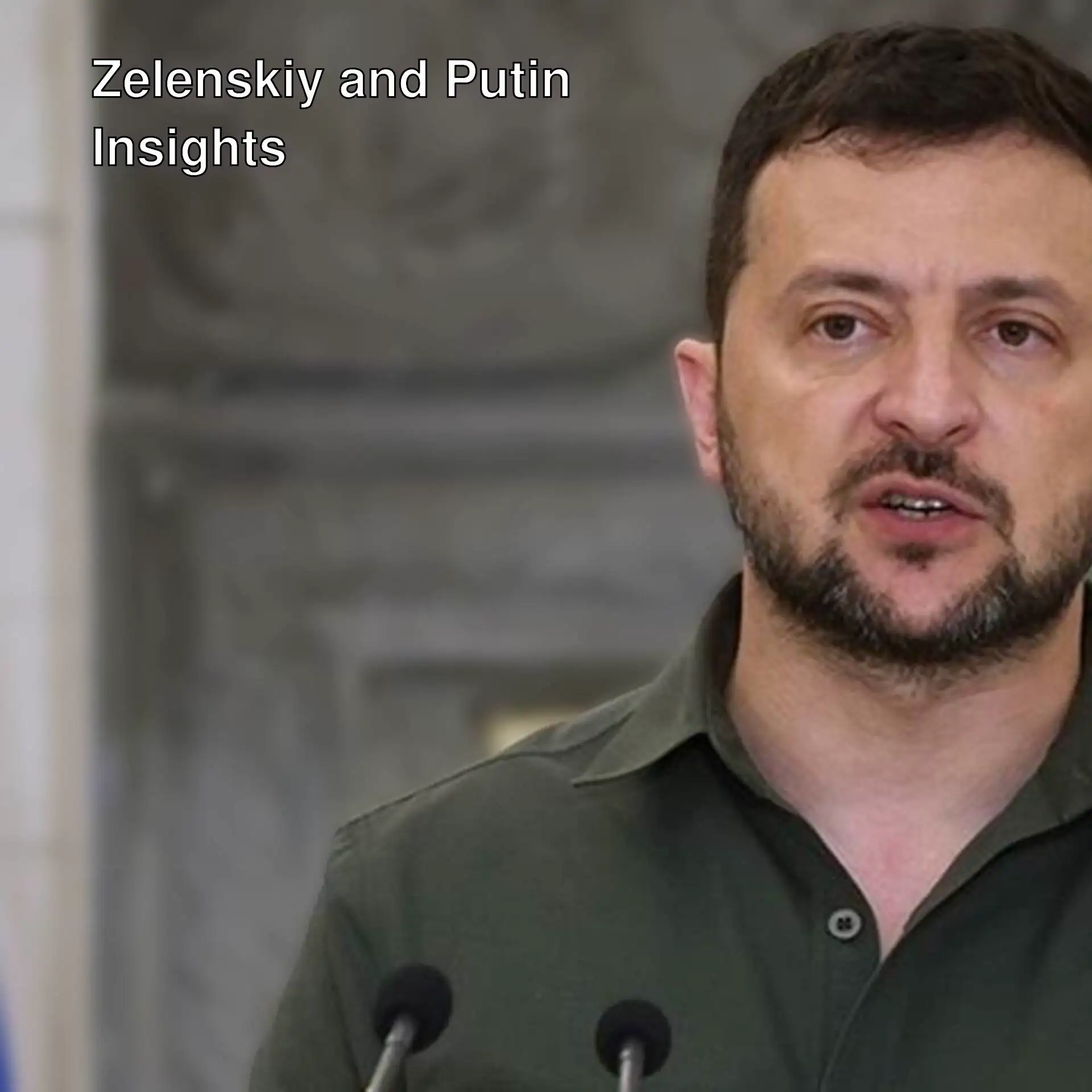 Zelenskiy at a press conference
