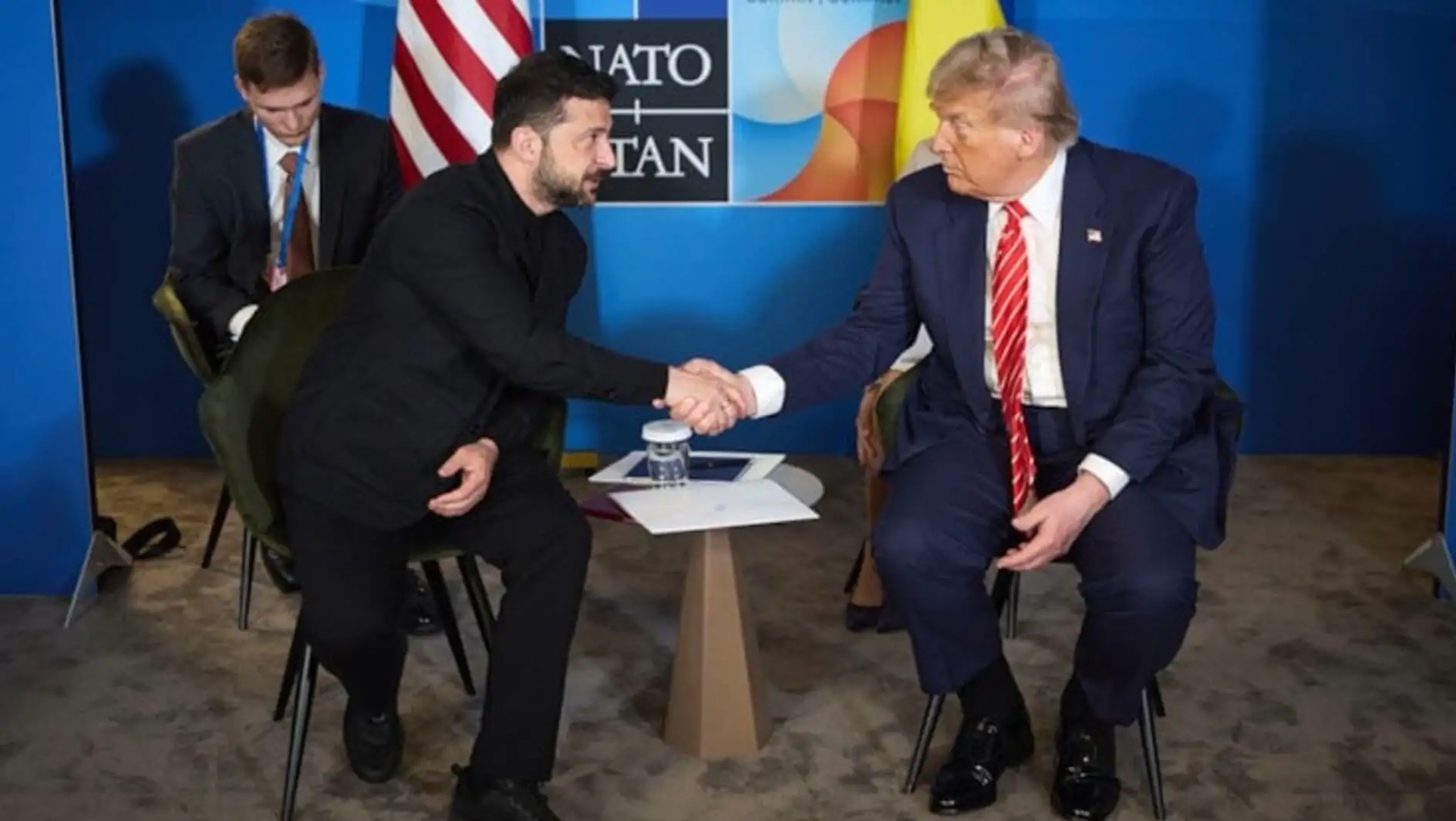 Zelenskiy and Trump discuss negotiations.