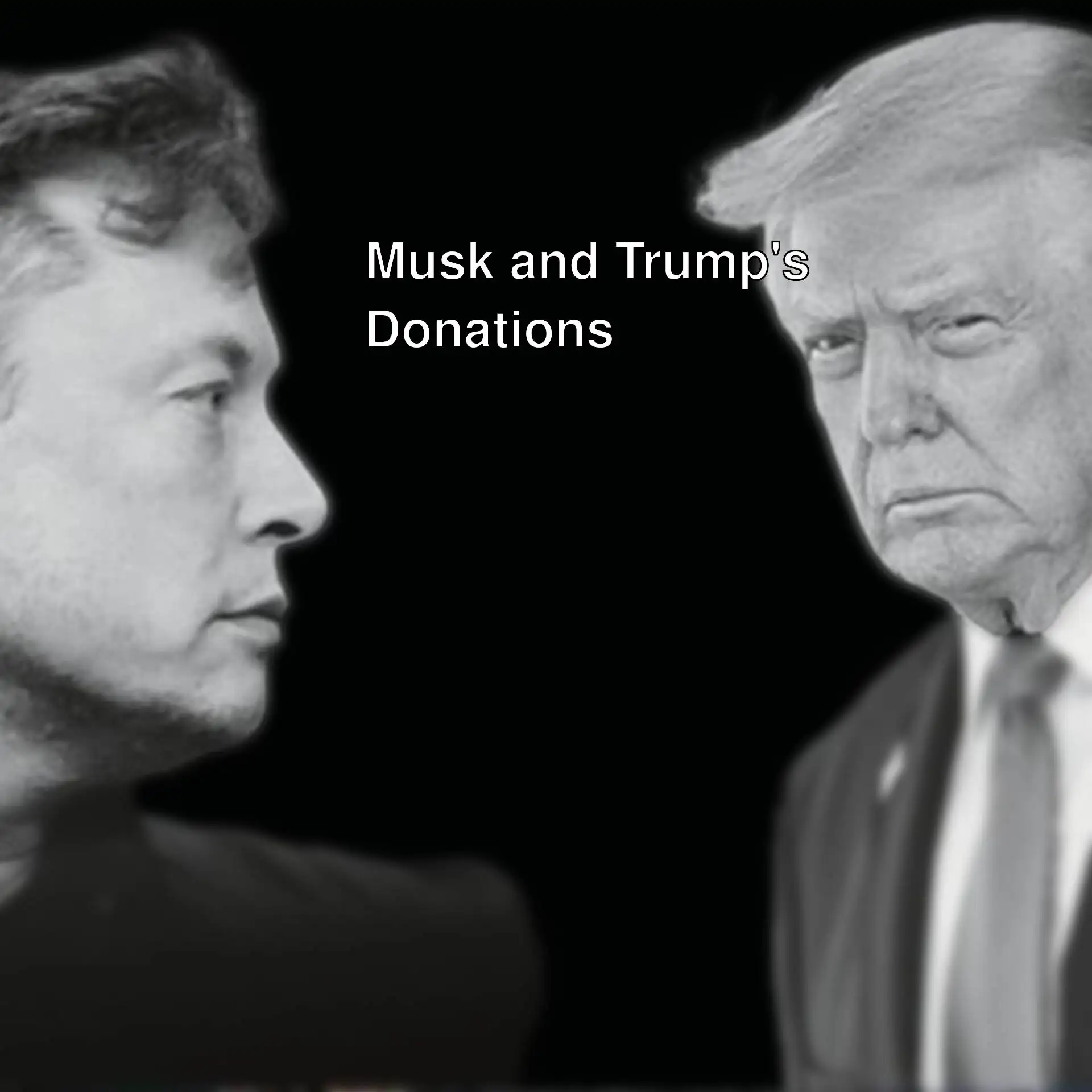 The surprising donation relationship between Elon Musk and Donald Trump. The surprising donation relationship between Elon Musk and Donald Trump.