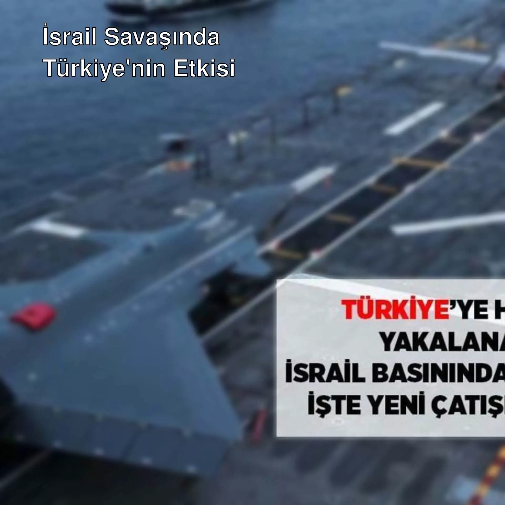 Askeri bir uçak gemide. Askeri bir uçak gemide.
