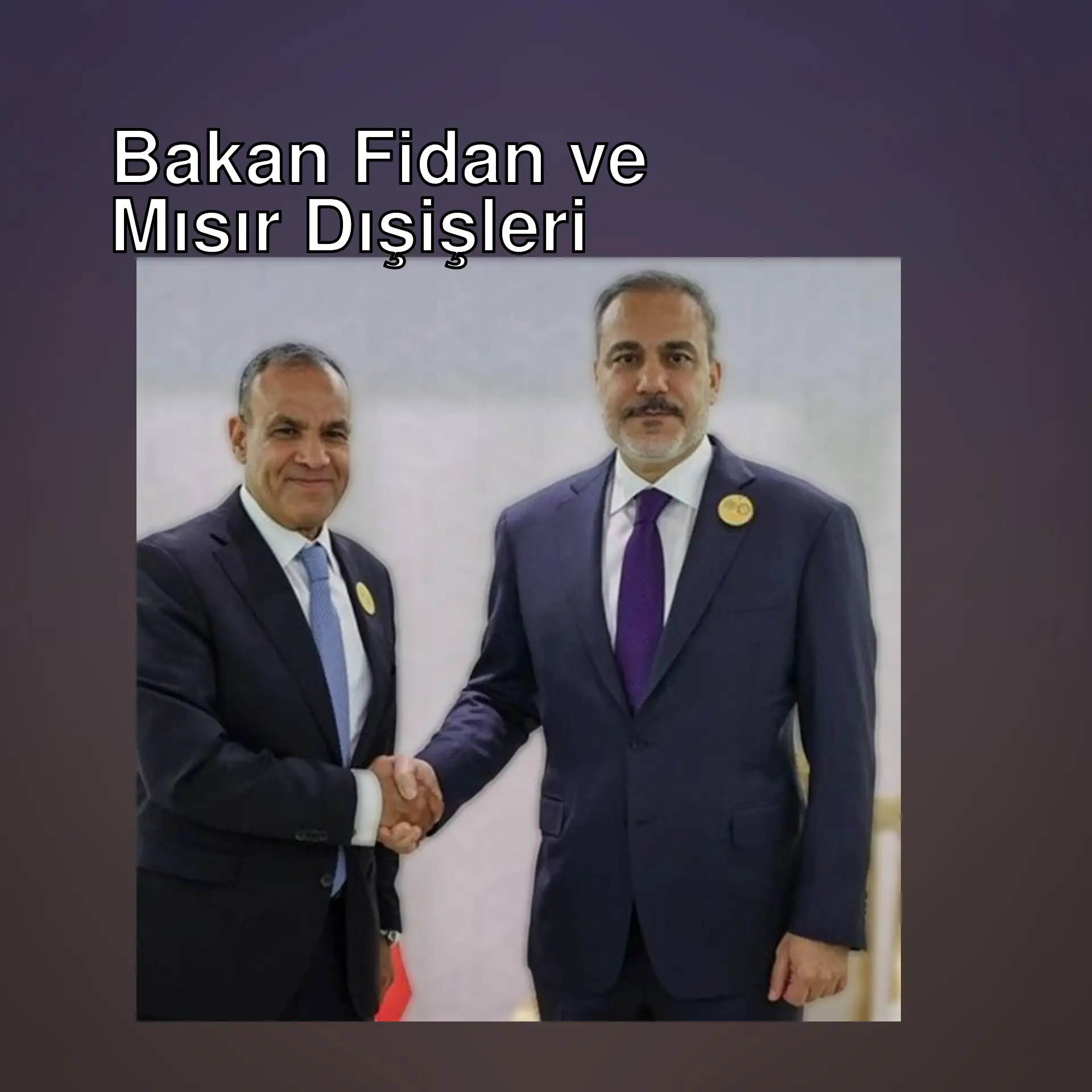 Dışişleri Bakanı Hakan Fidan ve Mısır Dışişleri Bakanı el sıkışıyor. Dışişleri Bakanı Hakan Fidan ve Mısır Dışişleri Bakanı el sıkışıyor.