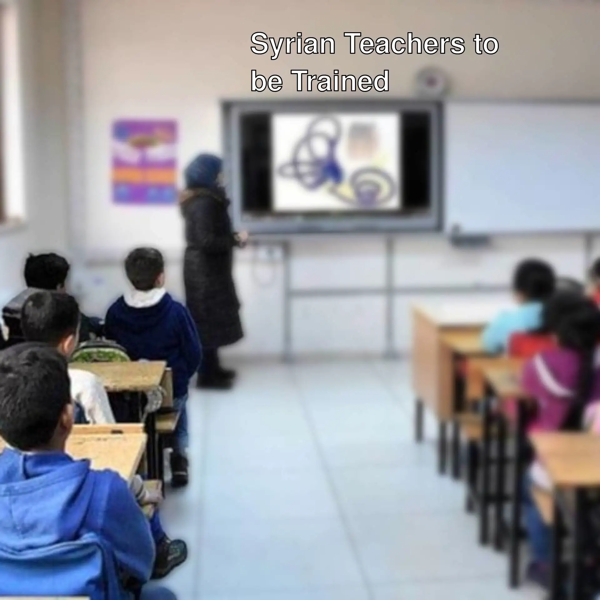 Training program for Syrian teachers announced.