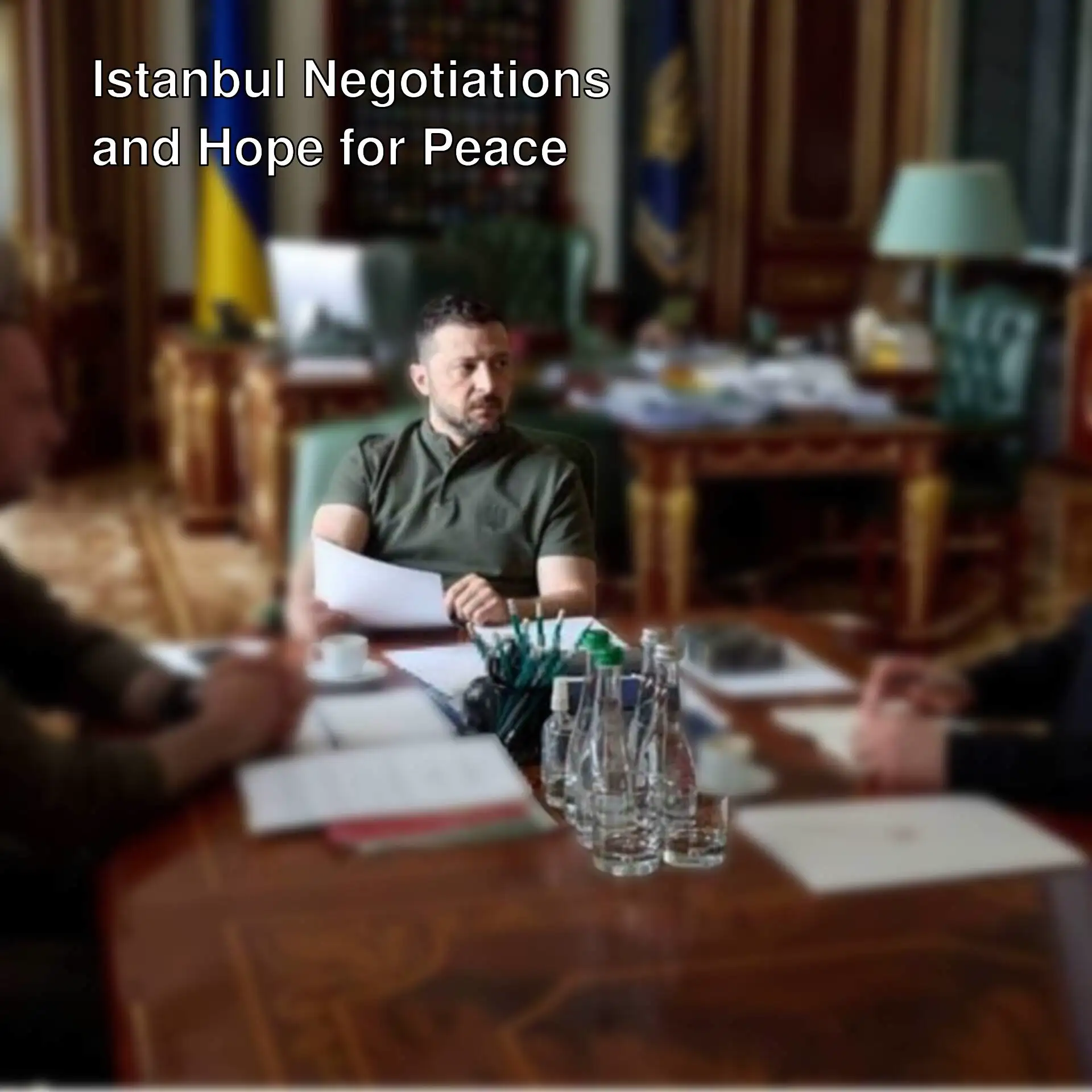 Zelenski is preparing for negotiations in Istanbul.