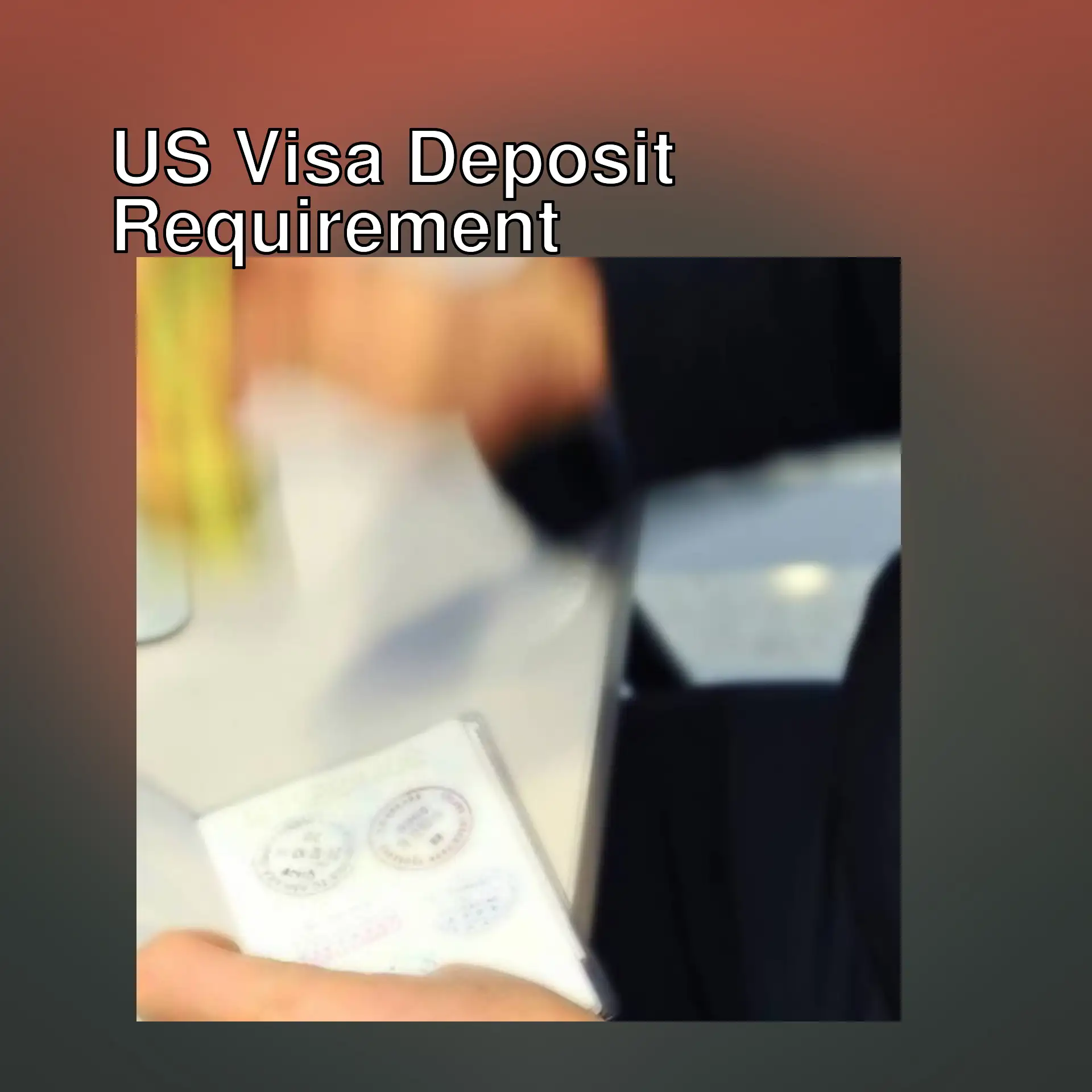 A person holding a passport. A person holding a passport.