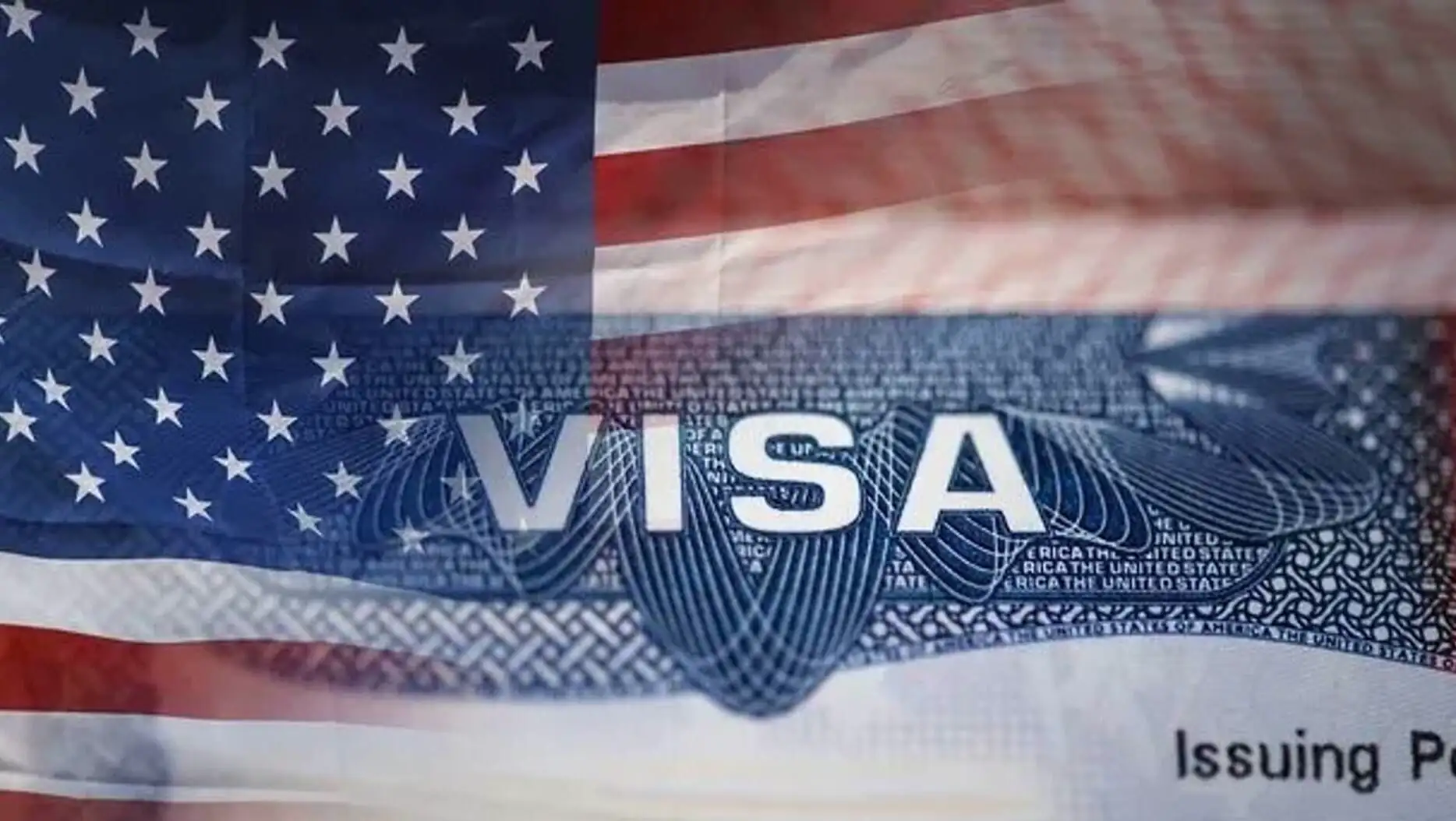 Close-up of a visa. Close-up of a visa.