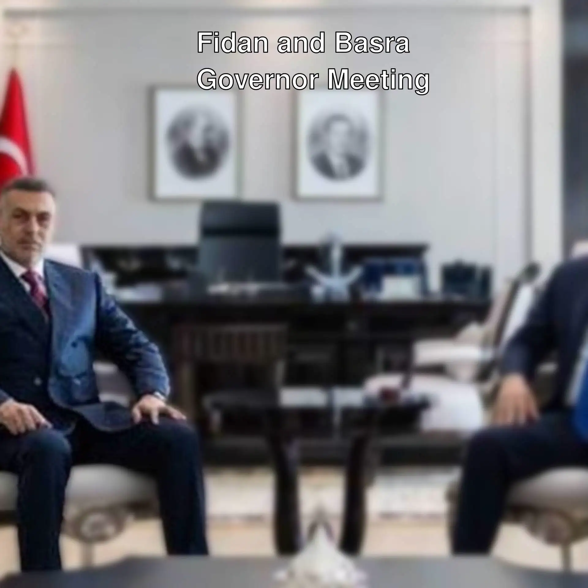 Minister Hakan Fidan and Basra Governor Idani met in Ankara.