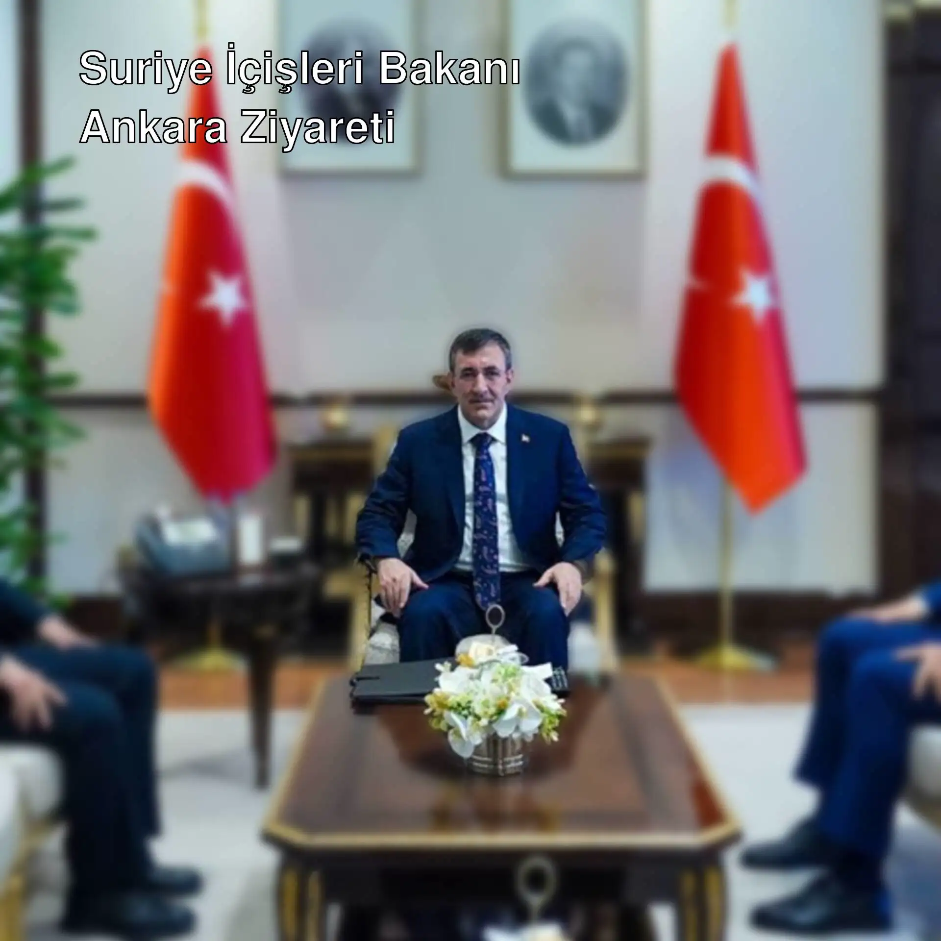 Suriye İçişleri Bakanı Enes Hattab, Ankara'da görüşmelerde bulundu.