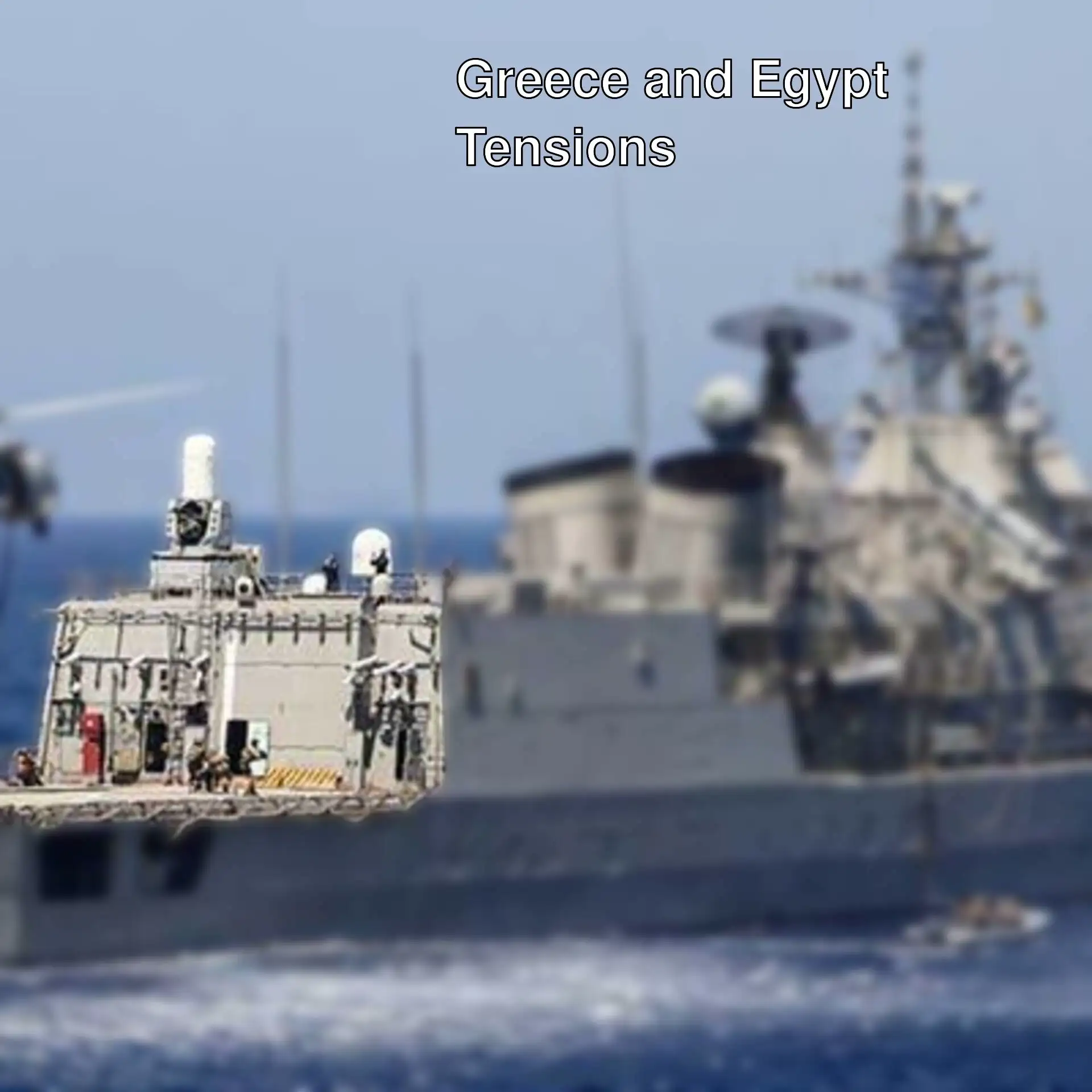A military ship in the water