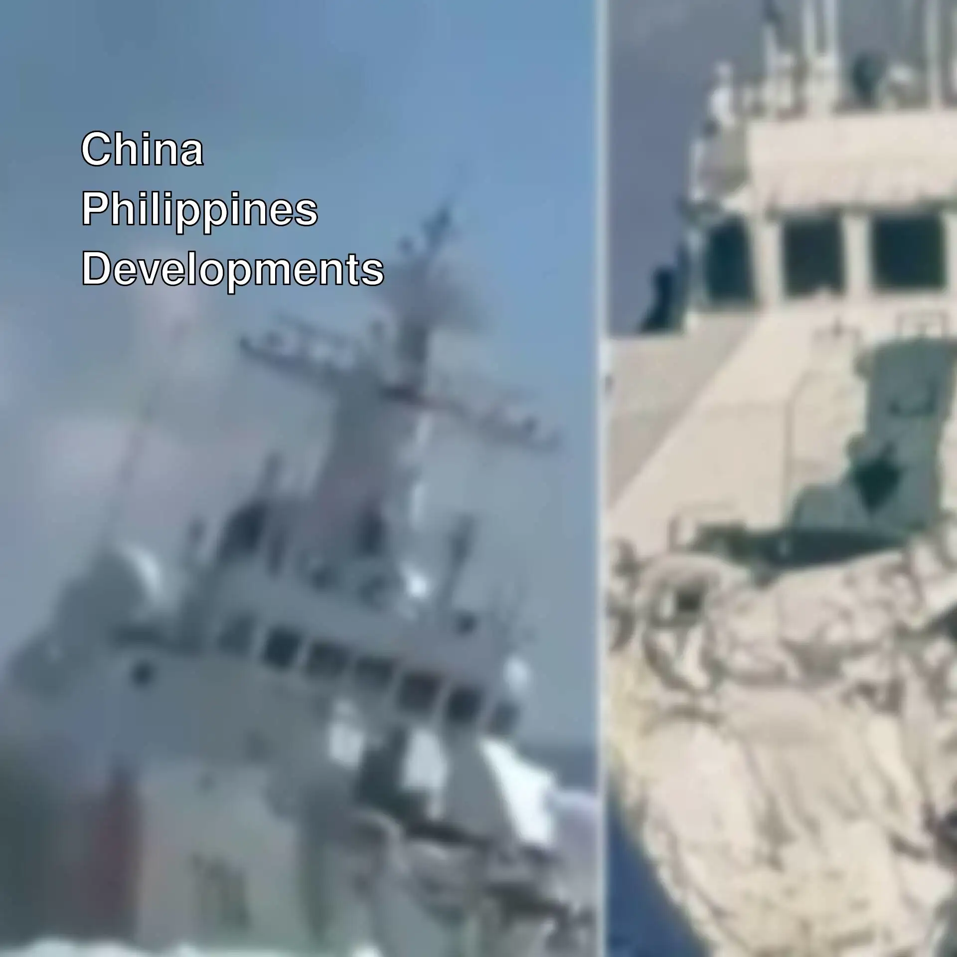 A ship in the South China Sea