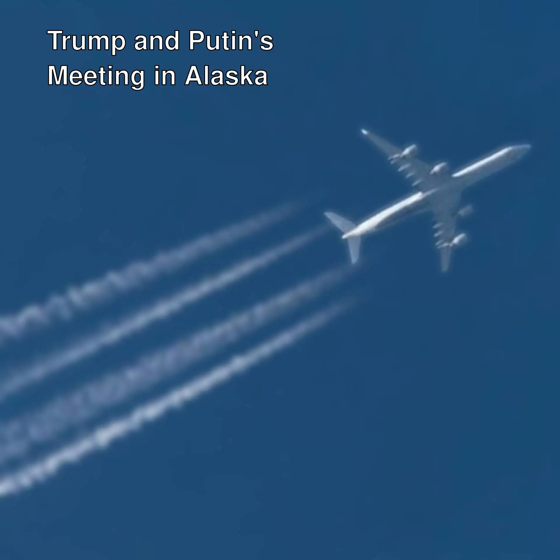 A jet flying in the sky.